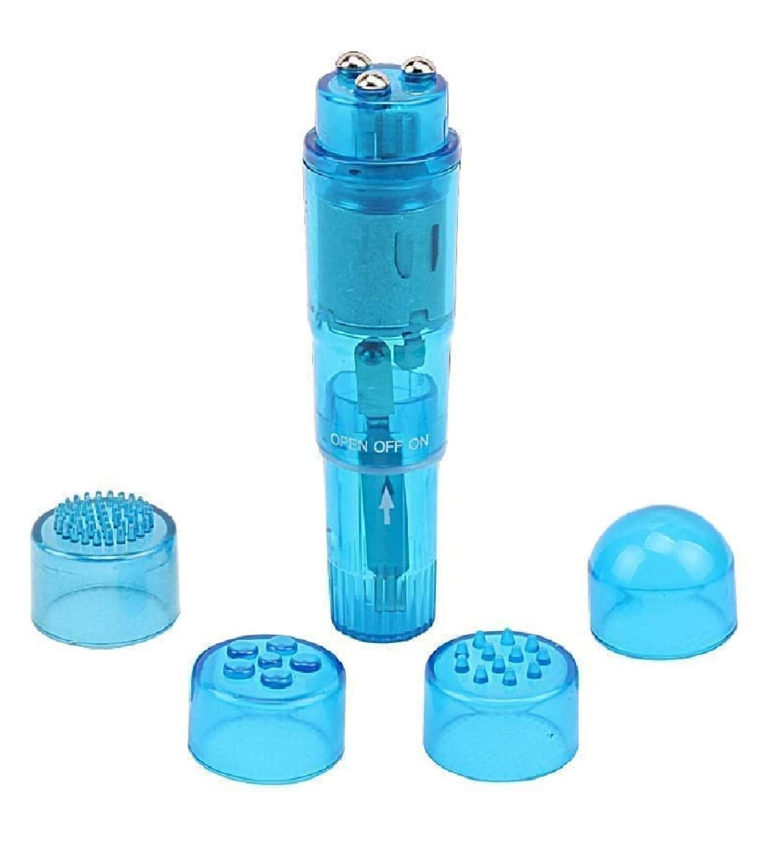 Finever Mini Beauty Facial Massage Toy - Portable Travel Massager for Face, Head, and Eyes (Blue) | 1 Pack - Buy Online on GoSupps.com