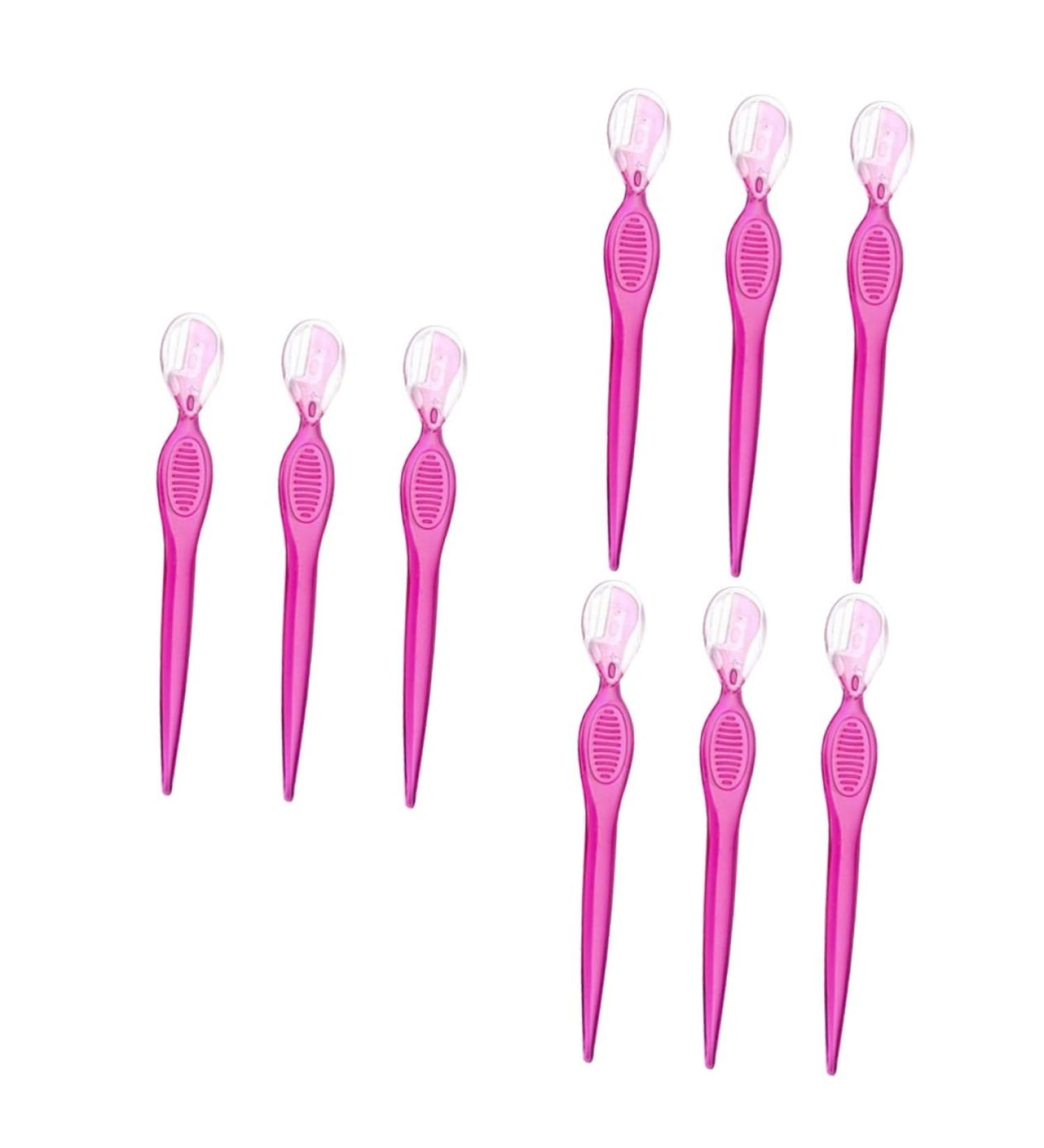 FRCOLOR 9 Pcs Exfoliating Dermaplaning Tool Set - Stainless Steel Facial Hair Razors for Women | Eyebrow Remover & Exfoliating Face Razor for Hair Removal - Buy Online on GoSupps.com
