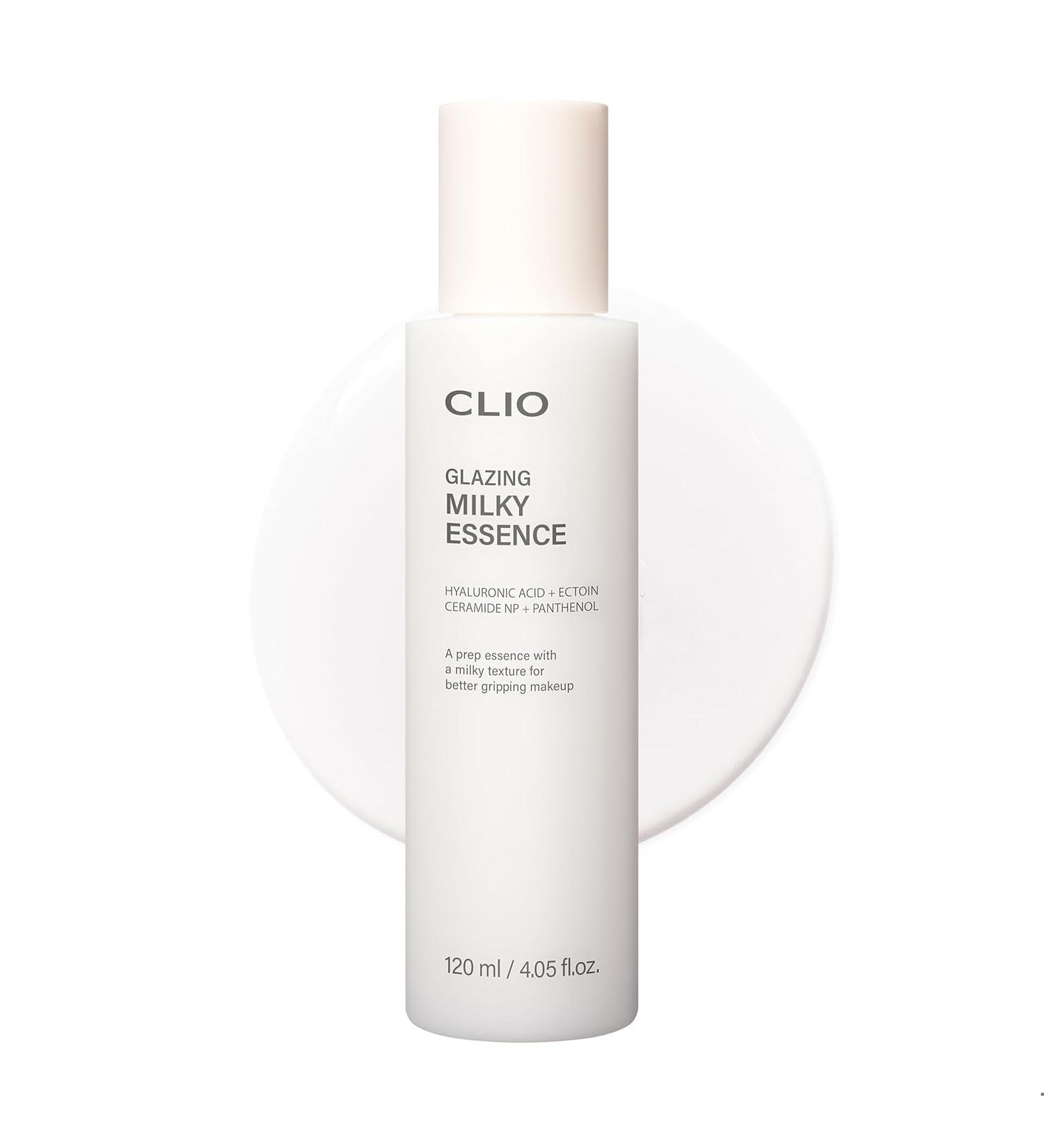 CLIO Glazing Milky Essence for Sensitive Skin, Rice PDRN for Boosting Radiant Glass Skin, Lightweight Hydrating Skin Prep for Makeup, Repairing Skin Barrier with Ceramide, Korean Skincare, 4.05 Fl Oz - Buy Online on GoSupps.com