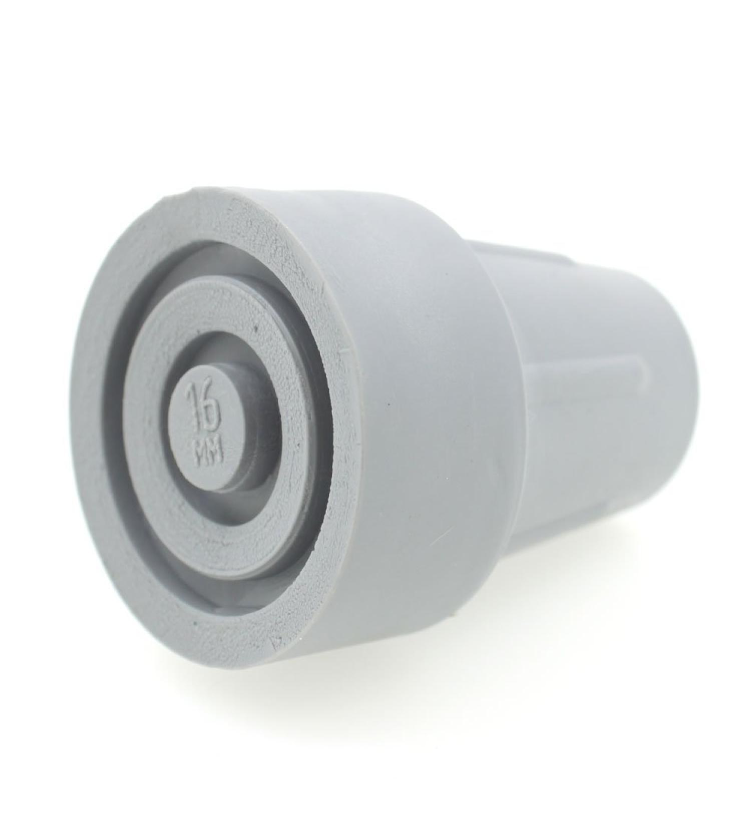 Rubber Ferrules for Walking Sticks (2 Pack) - Choose Your Size/Colour! (16mm Grey)
