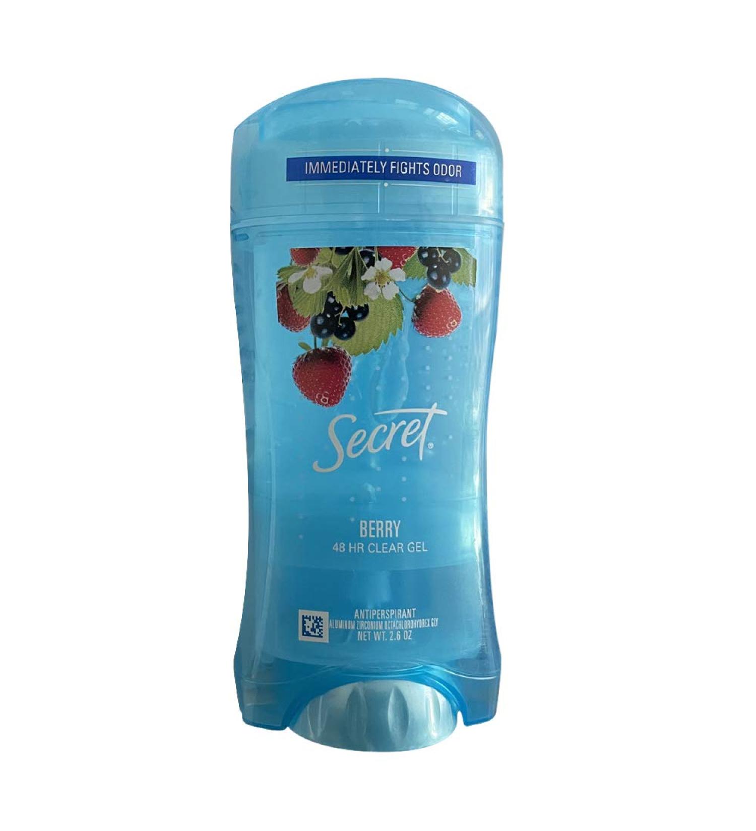 Secret Scent Anti-Perspirant Deodorant Clear Gel So Very Summerberry 2.6 oz (Pack of 6) Summer Berry 2.6 Ounce (Pack of 6)