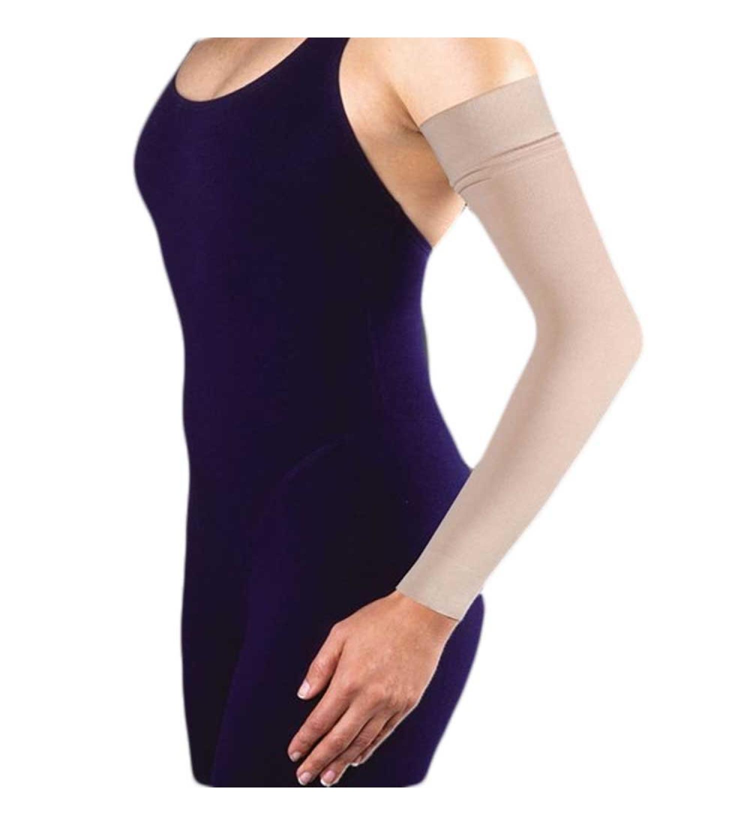 BSN Medical 102417 Jobst Bella Strong Armsleeve with Silicone Band 30-40 mmHg Regular Size 7 Natural