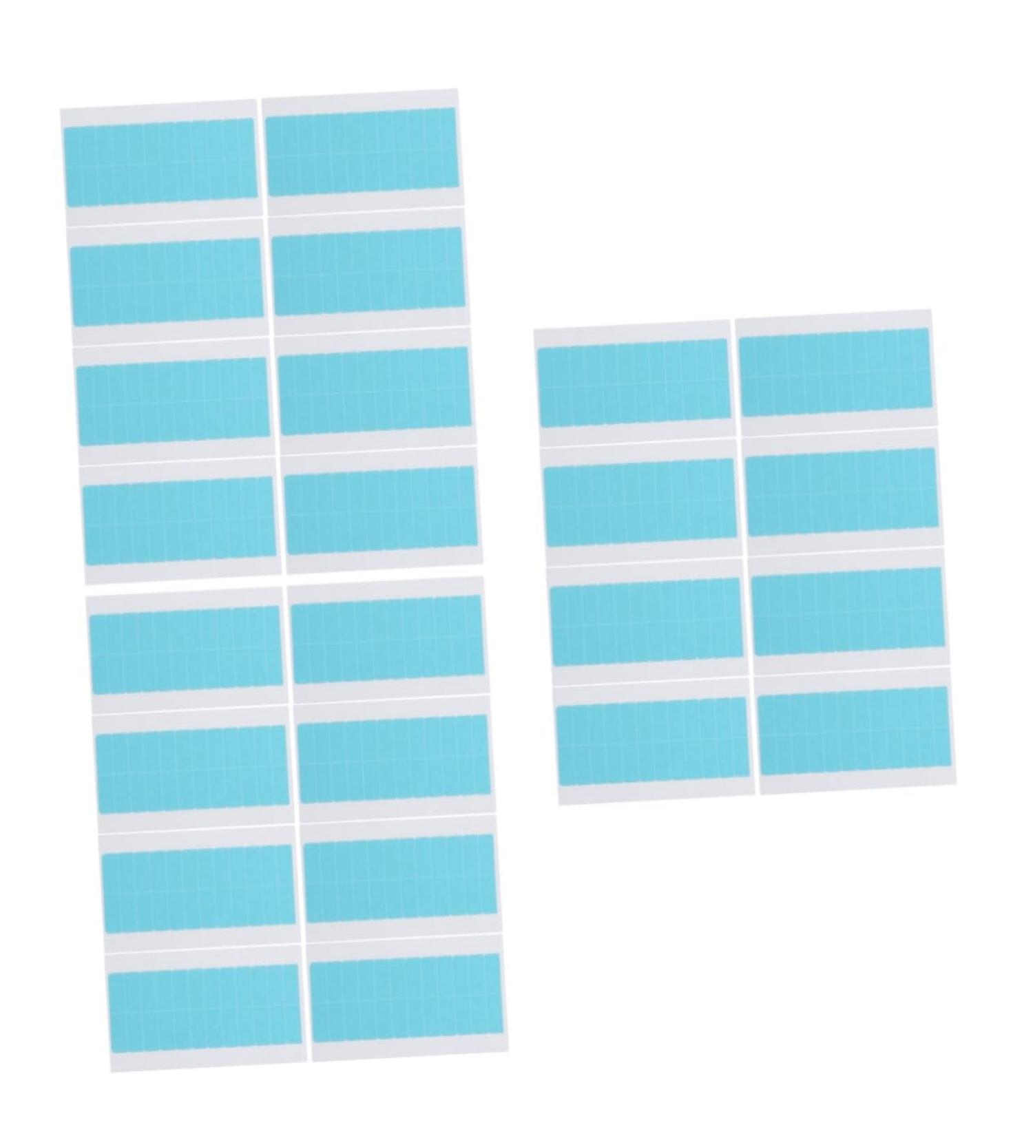FRCOLOR 24 Sheets Seamless Hair Extensions Stickers for Hair Extensions Hair Band for Women Invisible Hair Extension Tape Wig Tape for Women No Trace Blue Glue Women - Buy Online on GoSupps.com