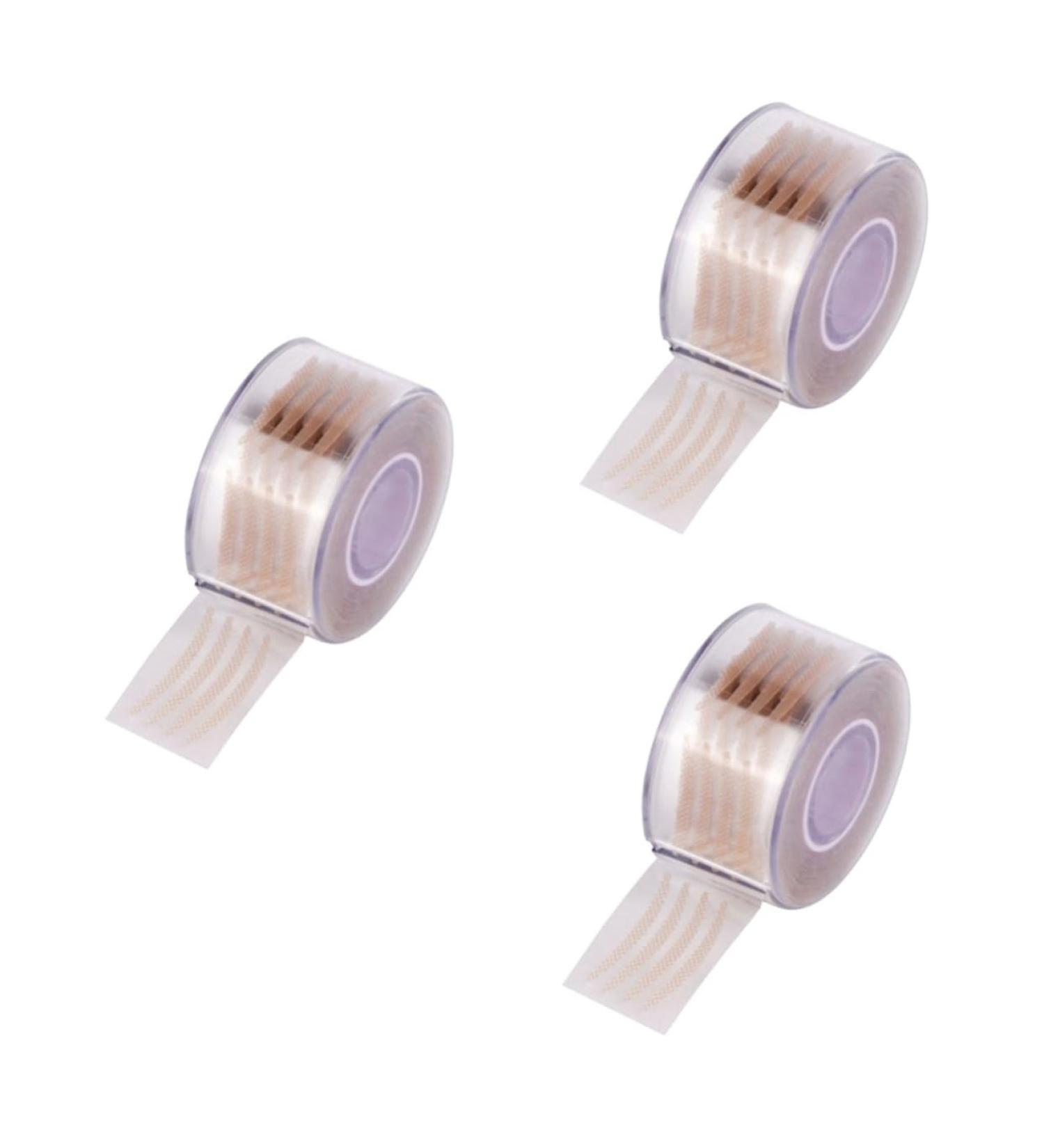 Abaodam 1800 Pcs Double Stick Tape Double Eyelid Stickers Eye Lid Correction Strip Round Miss Accessories - Buy Online on GoSupps.com