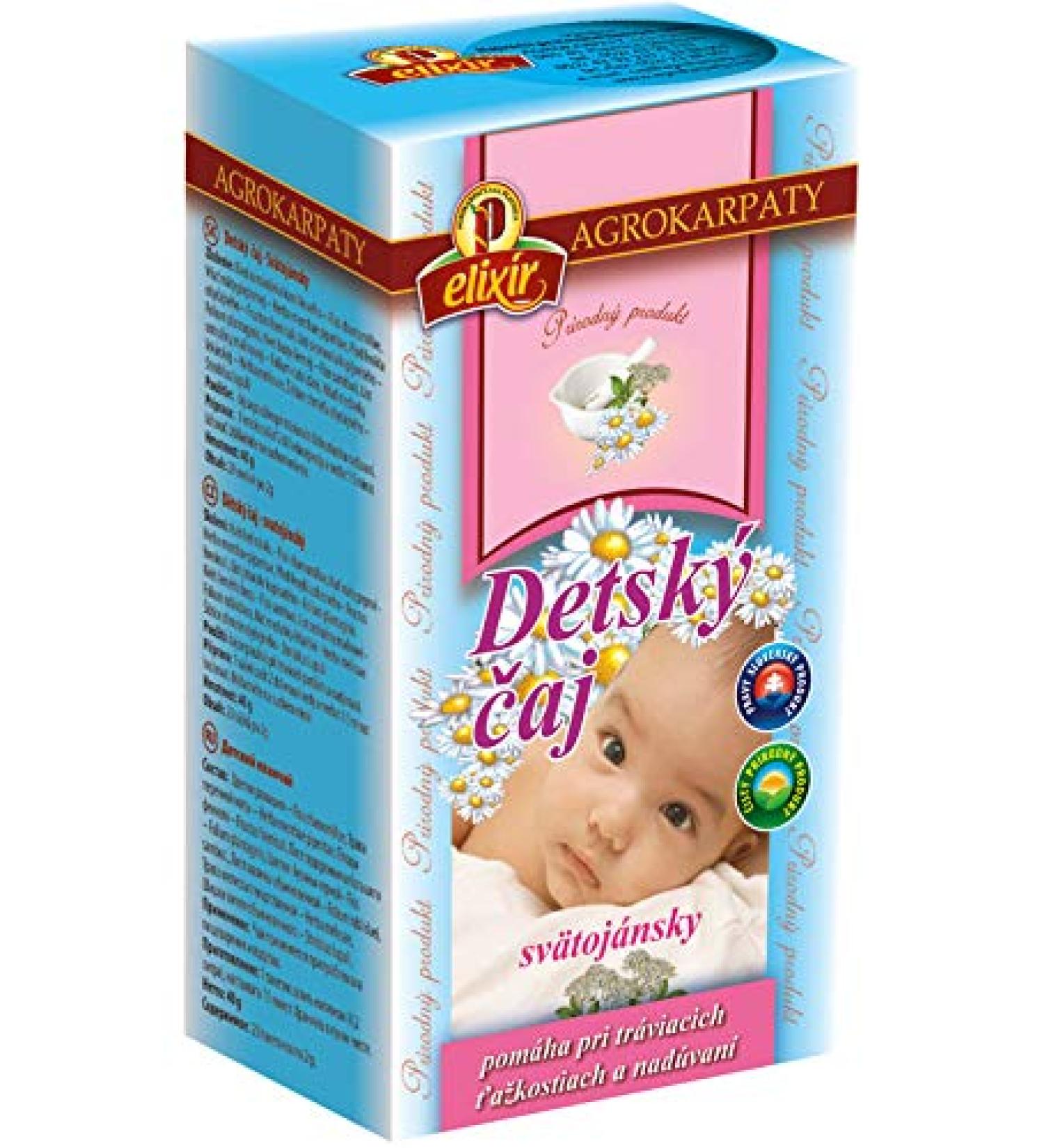 Baby Stomach Tea for Bloating Upset Tummy and Digestion - Pure Natural Herbal Tea Grown in Europe (20 Tea Bags 40g)