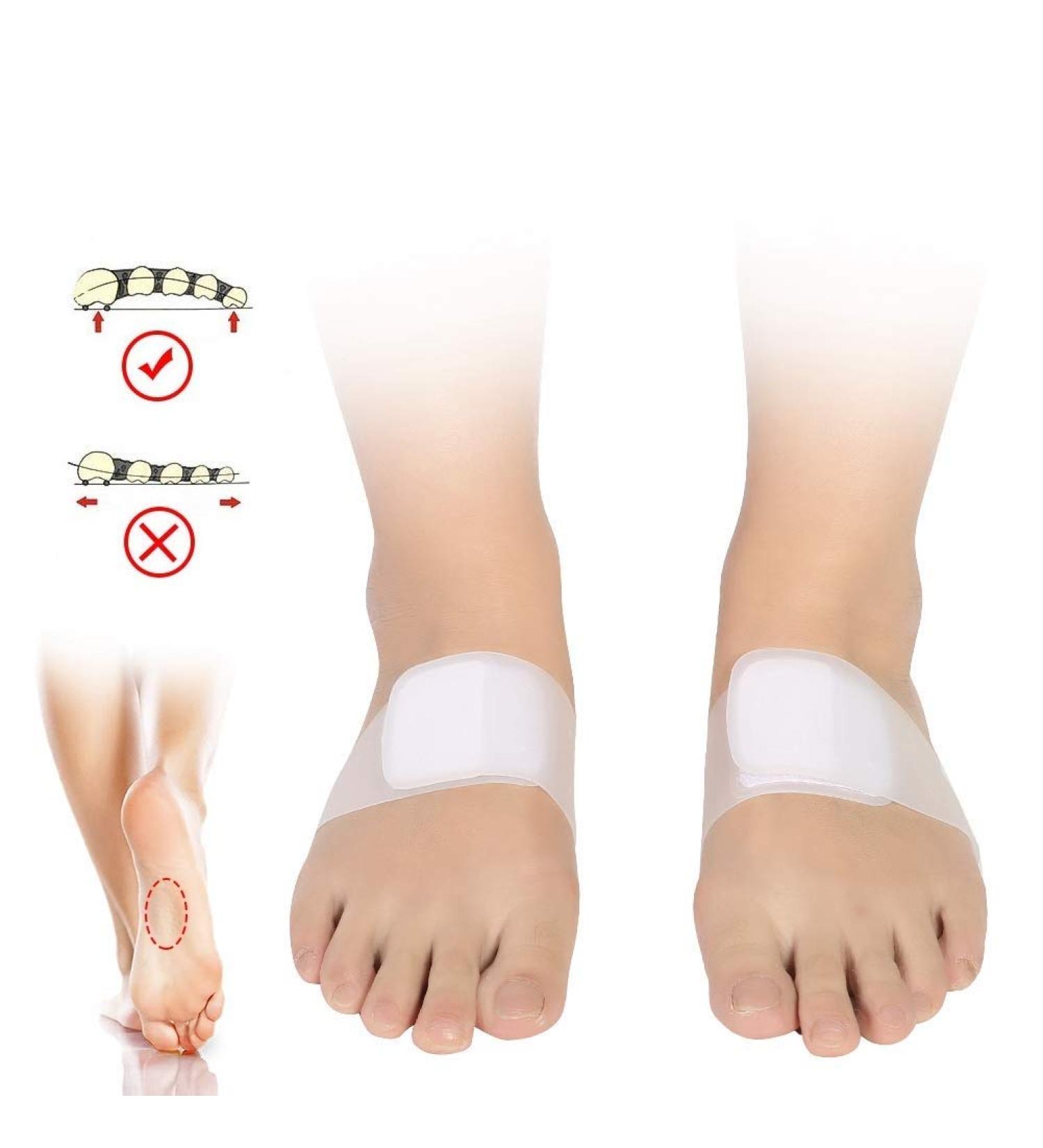 Buy Arch Supports & Orthotic Insoles - Silicone Foot Cushion Pads for Ultimate Comfort - Breathable White Shoe Inserts - Buy Online on GoSupps.com