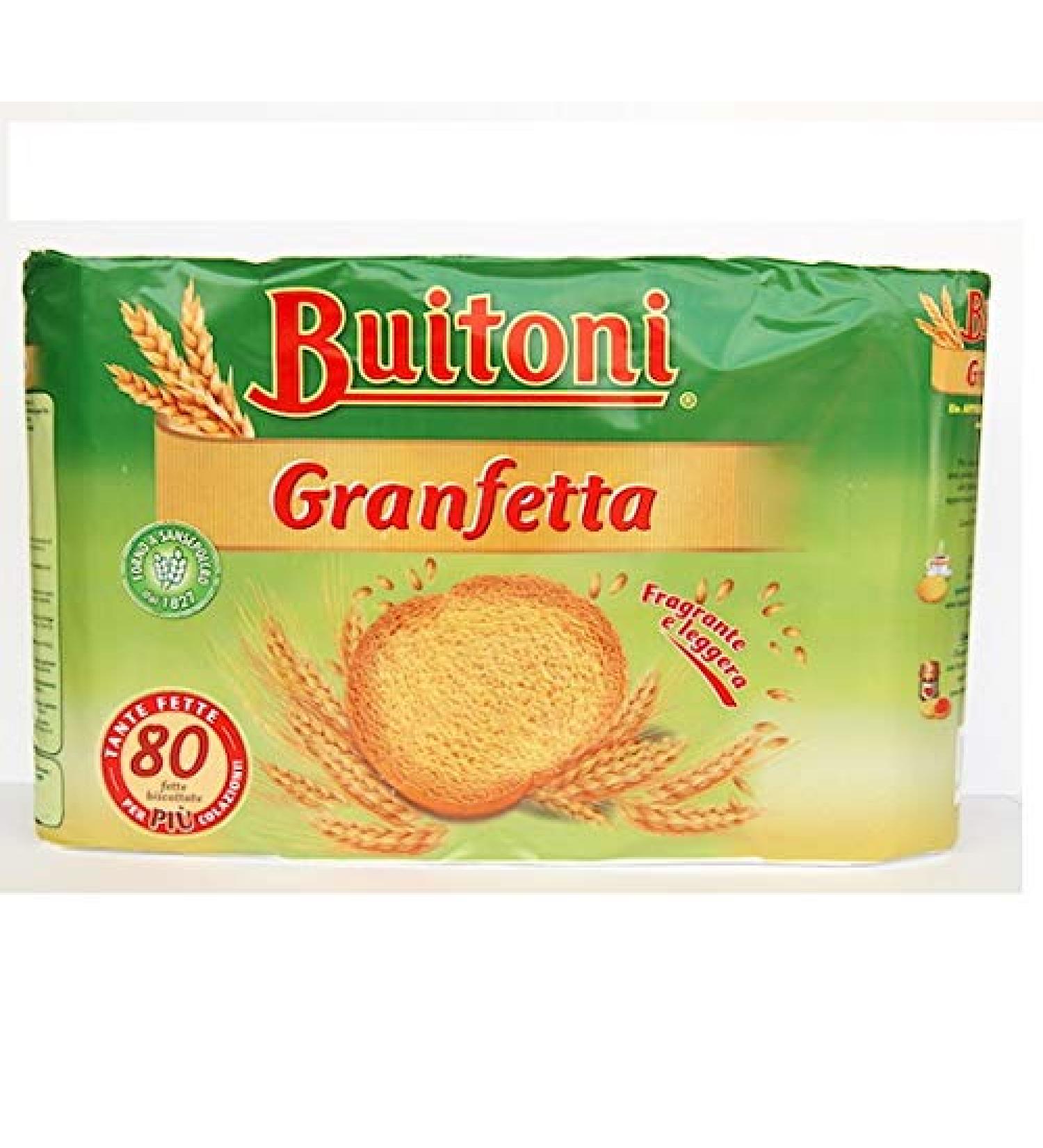 Buitoni Buitoni Granfetta Fatty Biscottates 80 Light and Fragrant Fatty Biscottates 600g