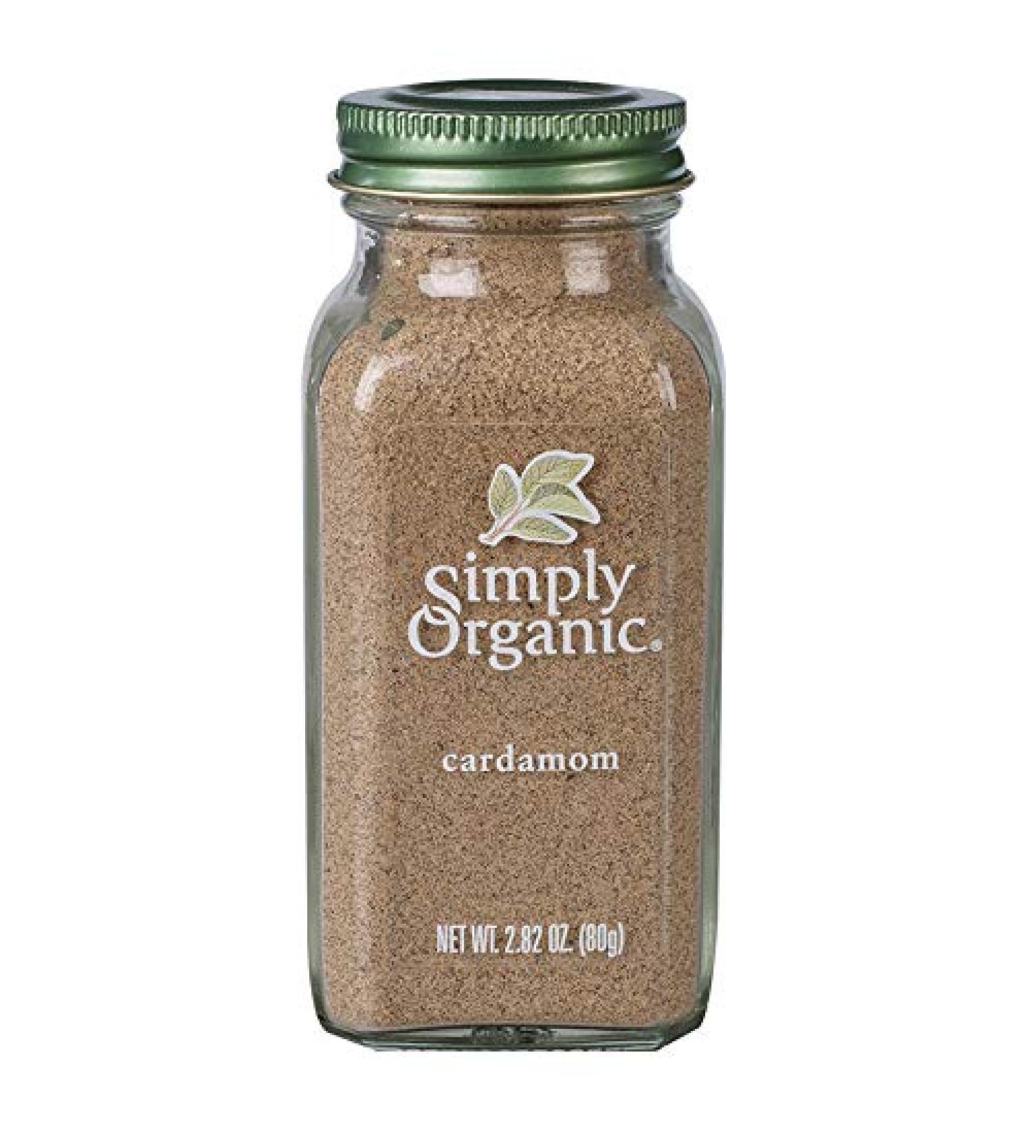 Buy Simply Organic Cardamom 2.82 oz (80 g) - Pure, Premium Spices - Buy Online on GoSupps.com