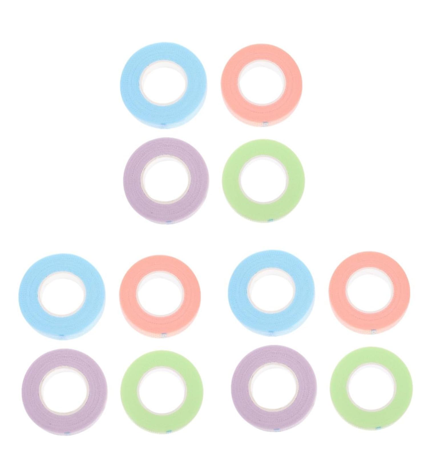 minkissy 12 Rolls Eyelash Eyelid Tape Lash Extension Eyelash Adhesive Tapes Pink Tools Eyelash Lifting Tapes Eyelash Tape Eyelash Fabric Tape Eyelash Tools Non-woven Fabric Extend - Buy Online on GoSupps.com