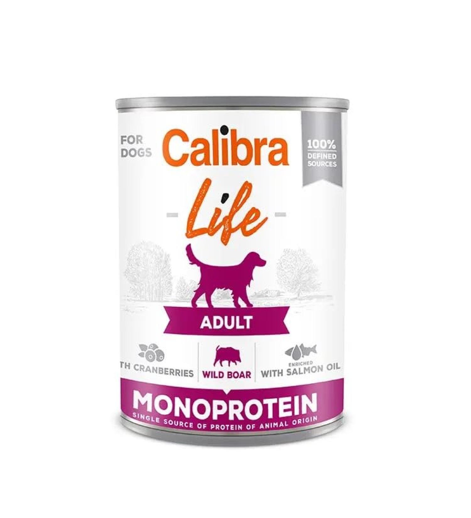 CALIBRA Dog Life Adult Can with Blueberries 6 x 400 g