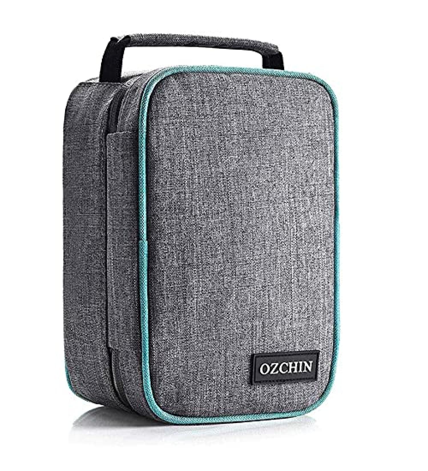 Smell Proof Combination Lock Stash Bag Organizer Case - Gray | Travel & Medicine Storage Box | Ideal Gift - Buy Online on GoSupps.com