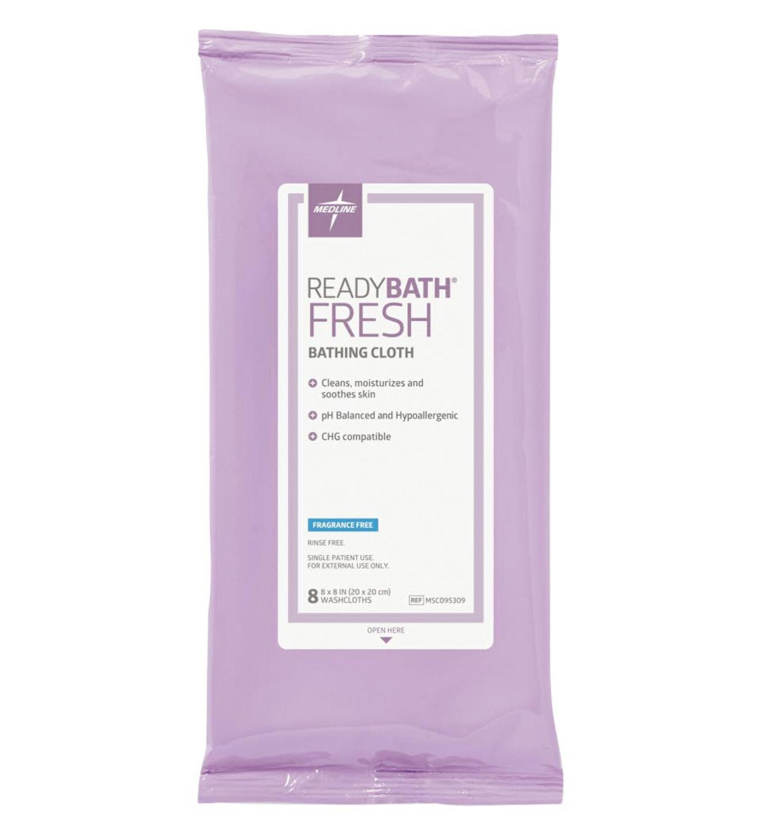 ReadyBath Fresh Cloths One Color One Size 8 Count (Pack of 1) One Color