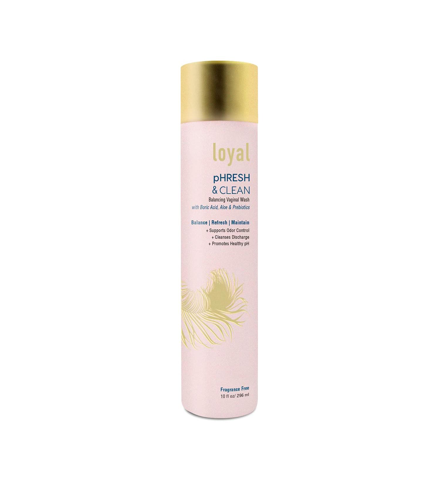Loyal Body pHresh and Clean Feminine Wash with Boric Acid - 10fl oz | pH Balanced & Odor-Control - Buy Online on GoSupps.com