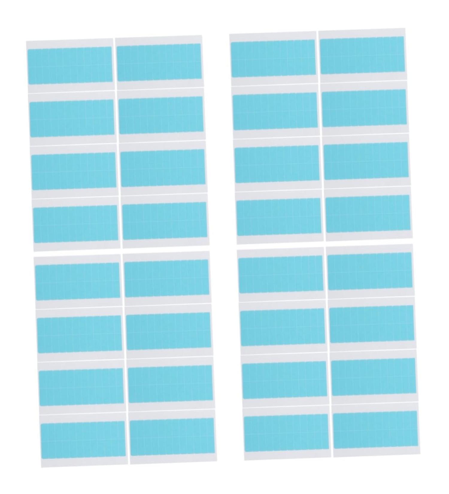 32 Sheets Seamless Hair Extensions Hair Extension Supply Hair Extension Holder Hair Bands for Women Waterproof Wig Tape Wig Tape for Lace Wigs Miss Pu Blue Glue Double Sided - Buy Online on GoSupps.com