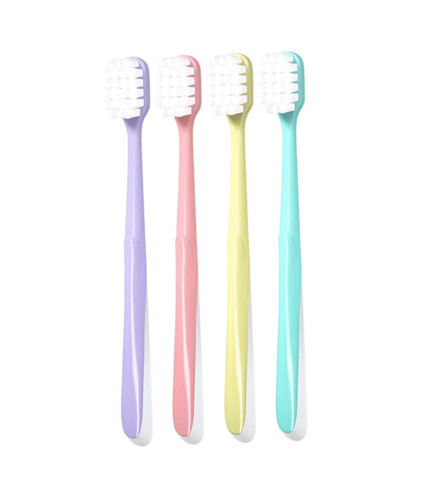 Beaupretty 4 Partial Toothbrush Set - Soft Cotton Bristles for Men & Women - Premium Cleaning Tools for Adults - Buy Online on GoSupps.com