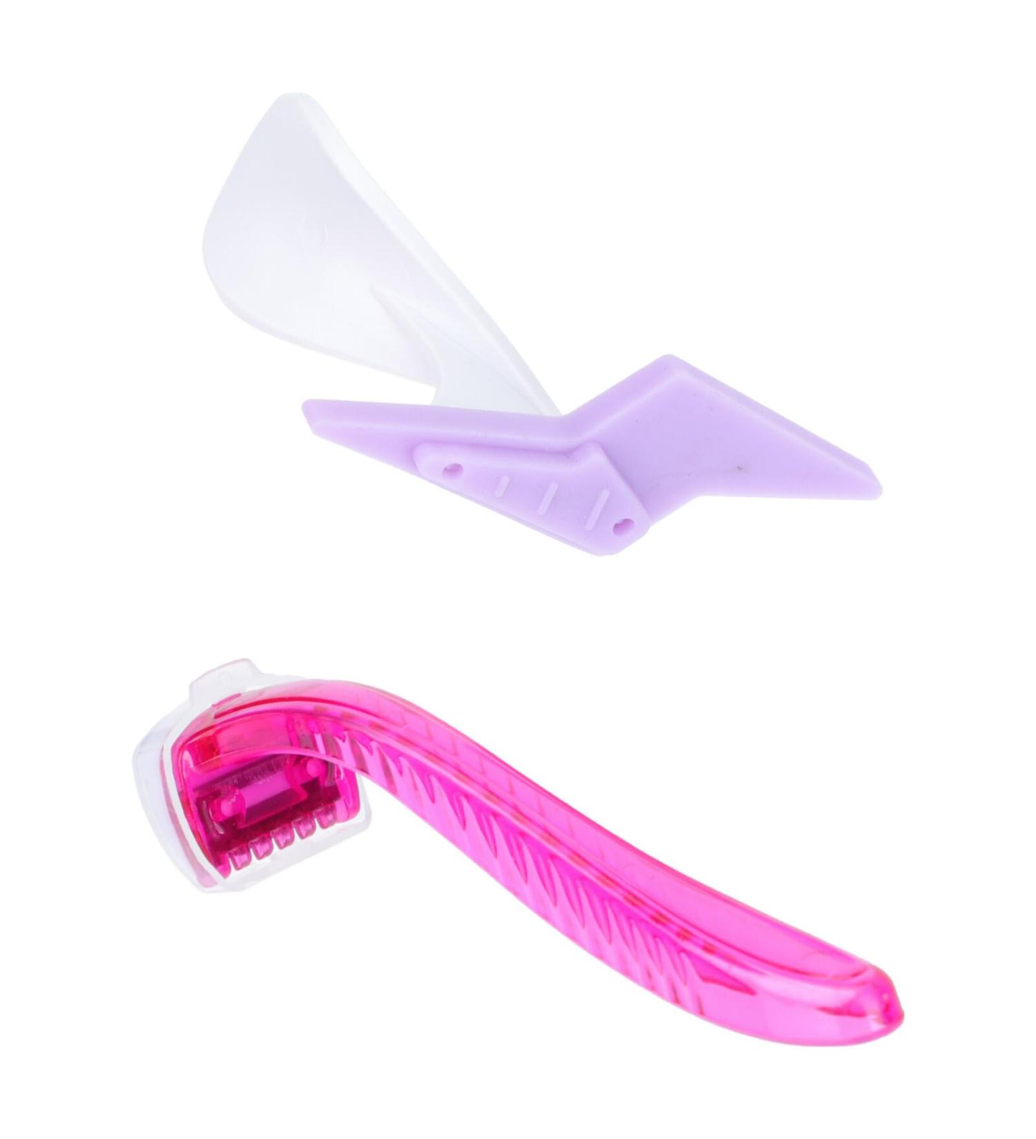 FRCOLOR 5ensembles Rasoir Tondeuse Professionnel Pour Femmes Outil De D pilation Pr cis Pour Zones Sensibles Mat riau Format Couleur Al atoire 7x3cmx5pcs Couleurs Assorties X 5 Pi ces
