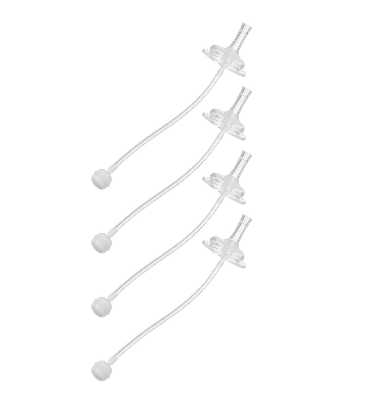 UPKOCH 4pcs Transparent Silicone Bottle Straws | Replacement Drinking Teats & Feeding Accessories for Babies | Durable & Safe Silicone Straw Set - Buy Online on GoSupps.com