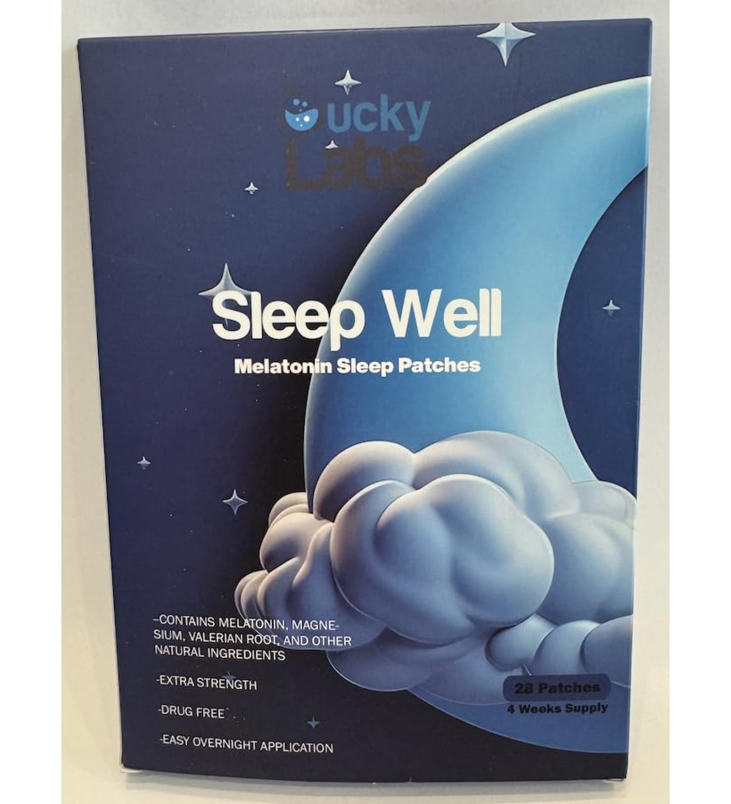 HealthSpan Plus Labs BuckyLabs Sleep Well Melatonin Patches (Trial Size) - Buy Online on GoSupps.com