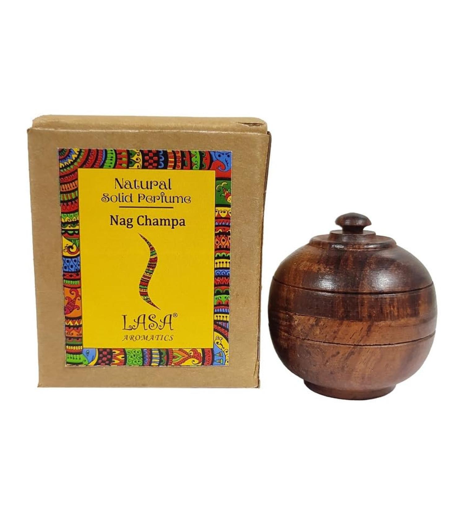 Lasa Aromatics Unisex Nag Champa Natural Solid Perfume - Buy Online on GoSupps.com