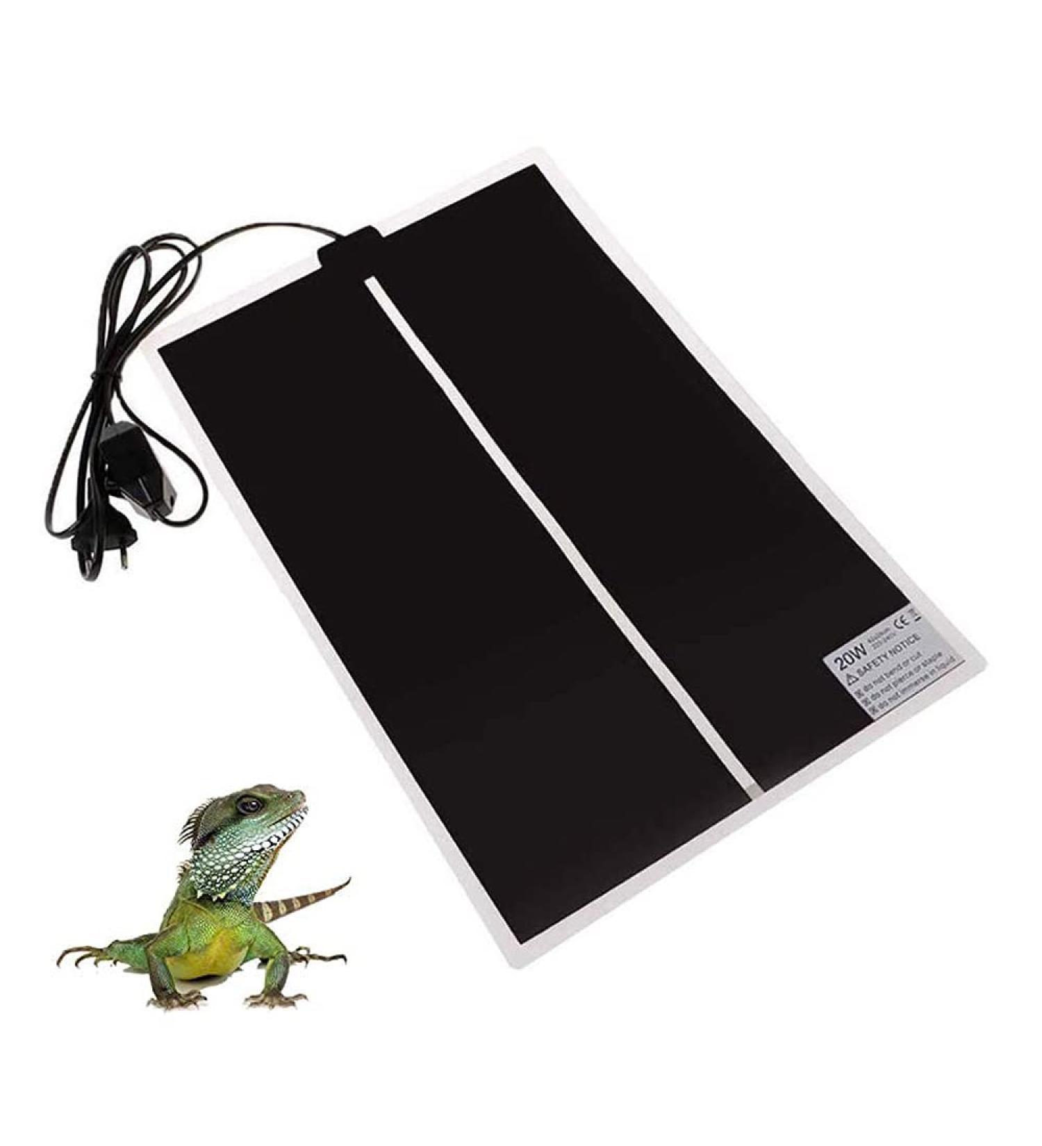 KABASI Reptile Heating Pad 20W 16.5 x 11 inch Waterproof Reptile Heat Pad Under Tank Terrarium with Temperature Control Safety Adjustable Reptile Heat Mat for Turtle Tortoise Snakes Lizard Gecko 20w - 16.5 X 11 Inch - Buy Online on GoSupps.com