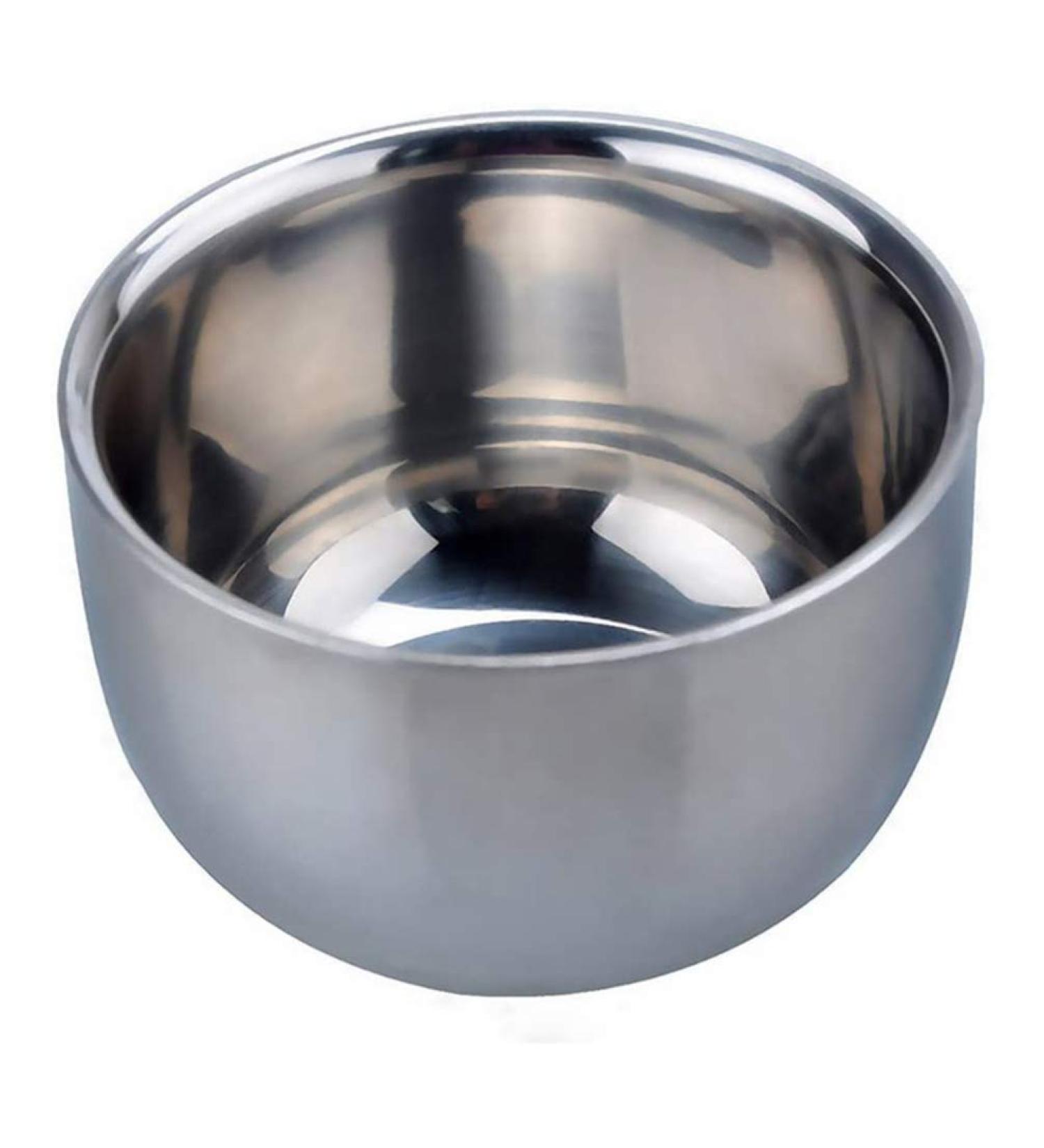 FRCOLOR Stainless Steel Shaving Bowl & Mug - Perfect for Shaving Soap Foam & Accessories | Salon & Home Use - Buy Online on GoSupps.com