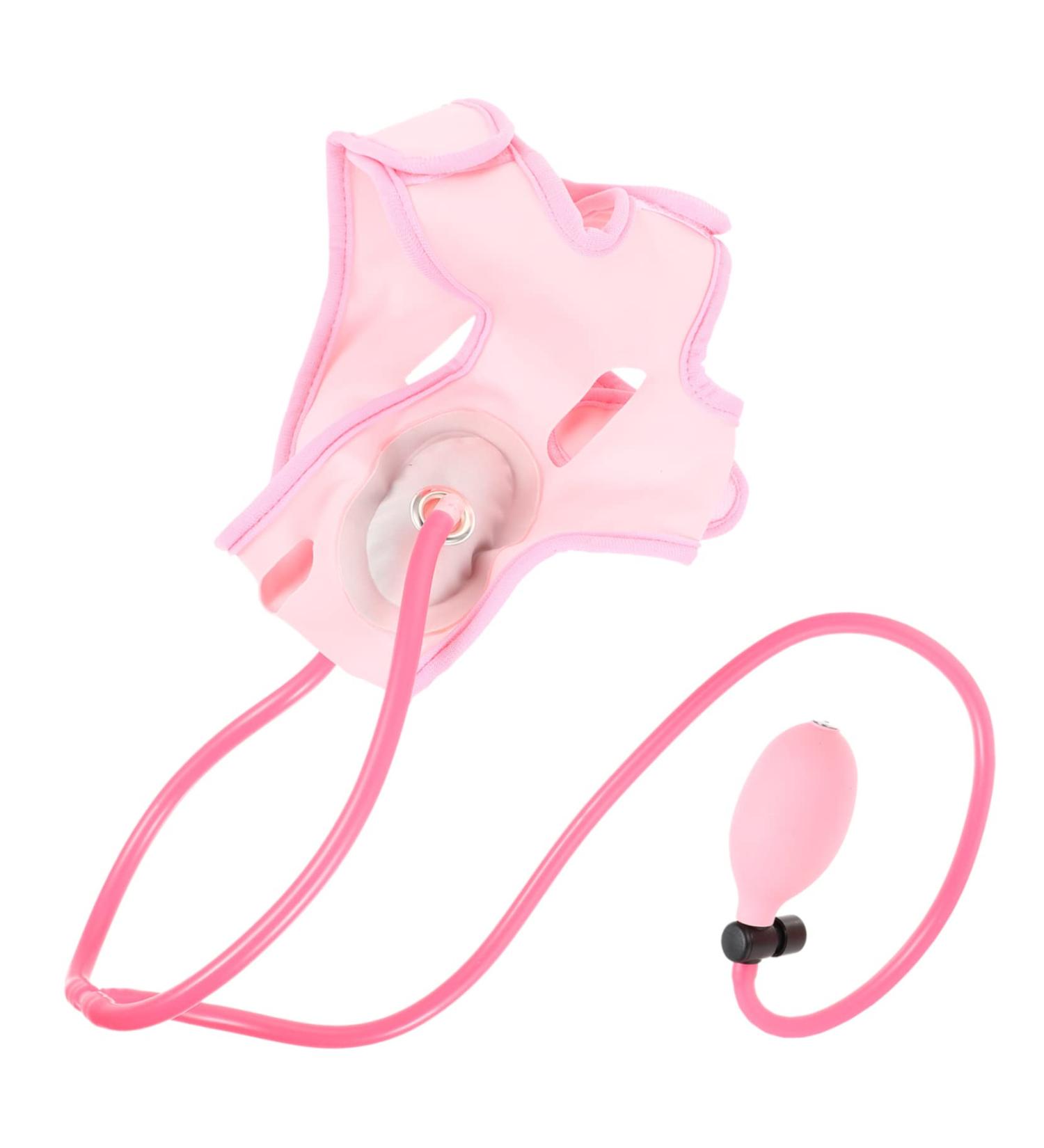 CANIGHT 1pc Inflatable Face Strap Face Strap Double Chin Face Lifting Strap Thin Face Strap Fabric Pink - Buy Online on GoSupps.com