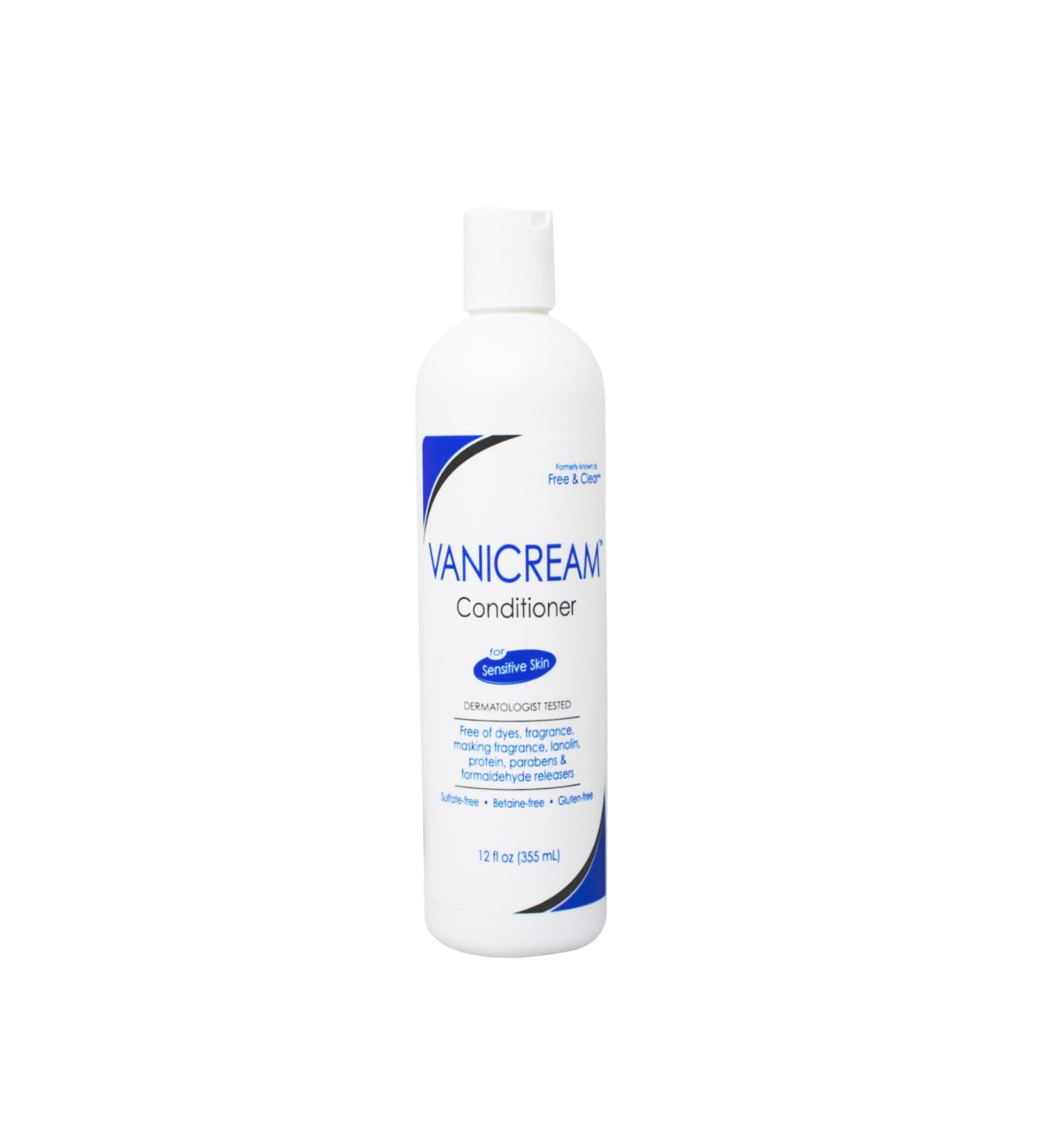Vanicream Hair Conditioner for Sensitive Skin - 12 Oz | Gentle Fragrance-Free Formula for Healthy Hair - Buy Online on GoSupps.com
