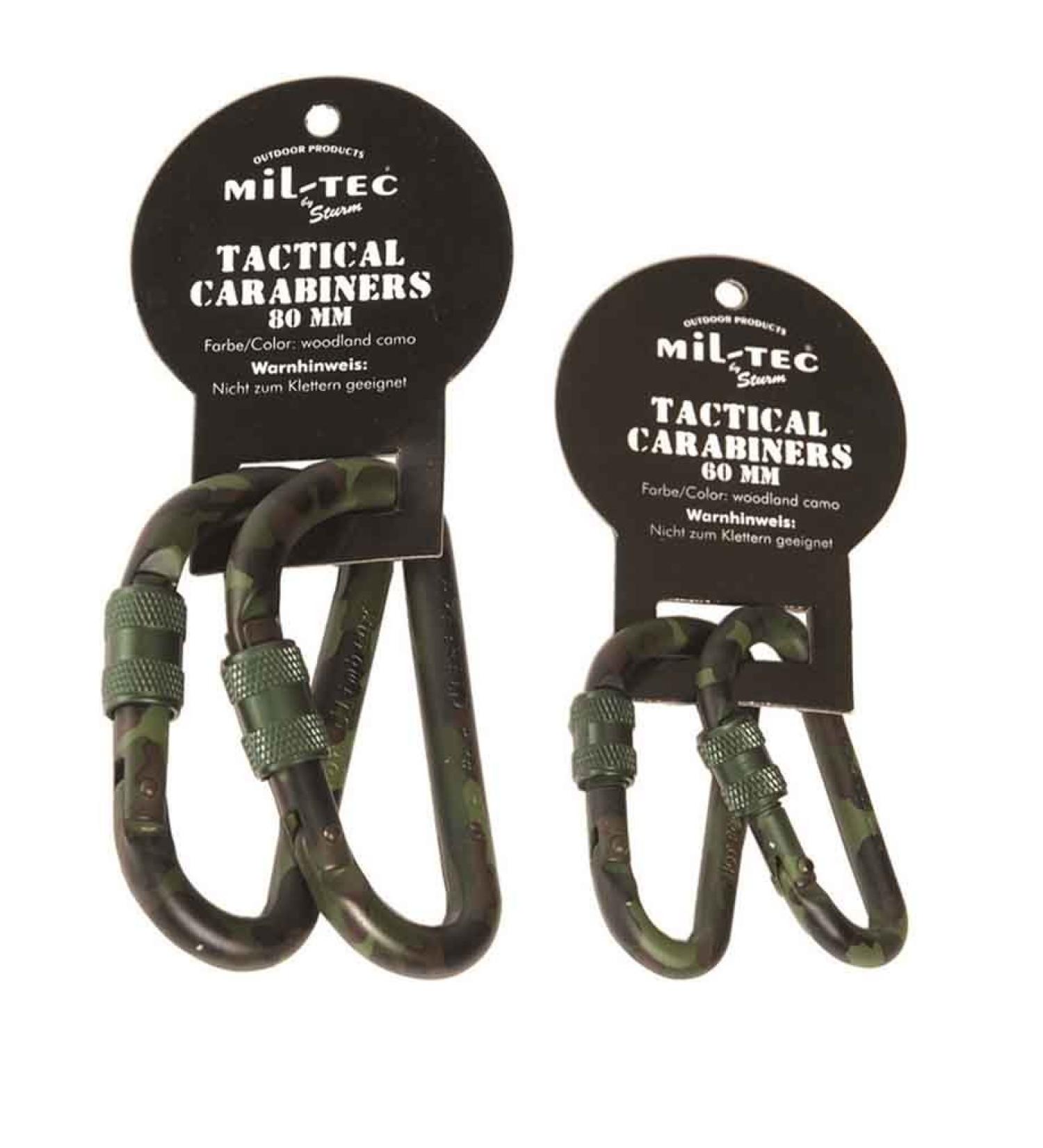 Mil-Tec Karabiner-15922060 Woodland One Size