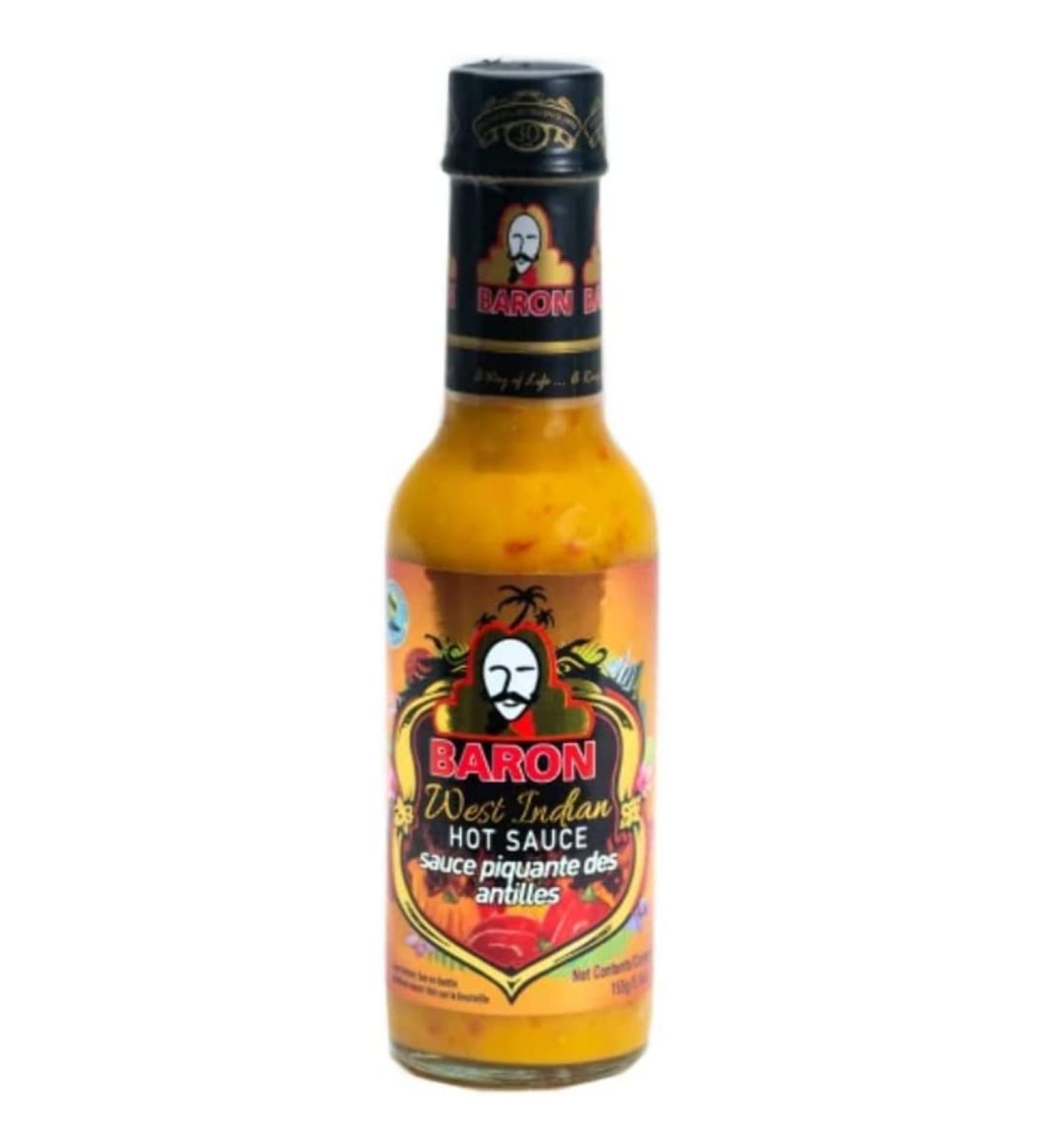 Baron West Indian Hot Sauce 24 x 155g