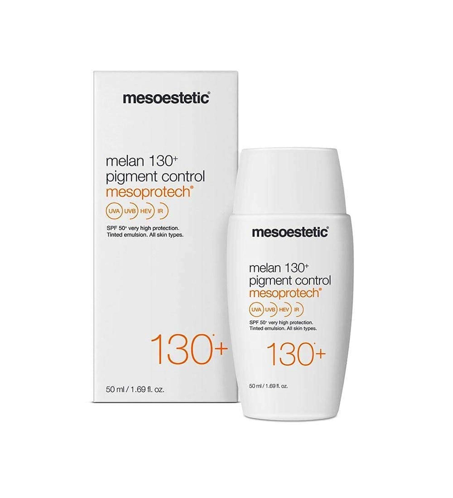 Mesoestetic Mesoprotech Melan 130 SPF & Pigment Control Face Cream | Sun Tan Protection - Buy Online on GoSupps.com