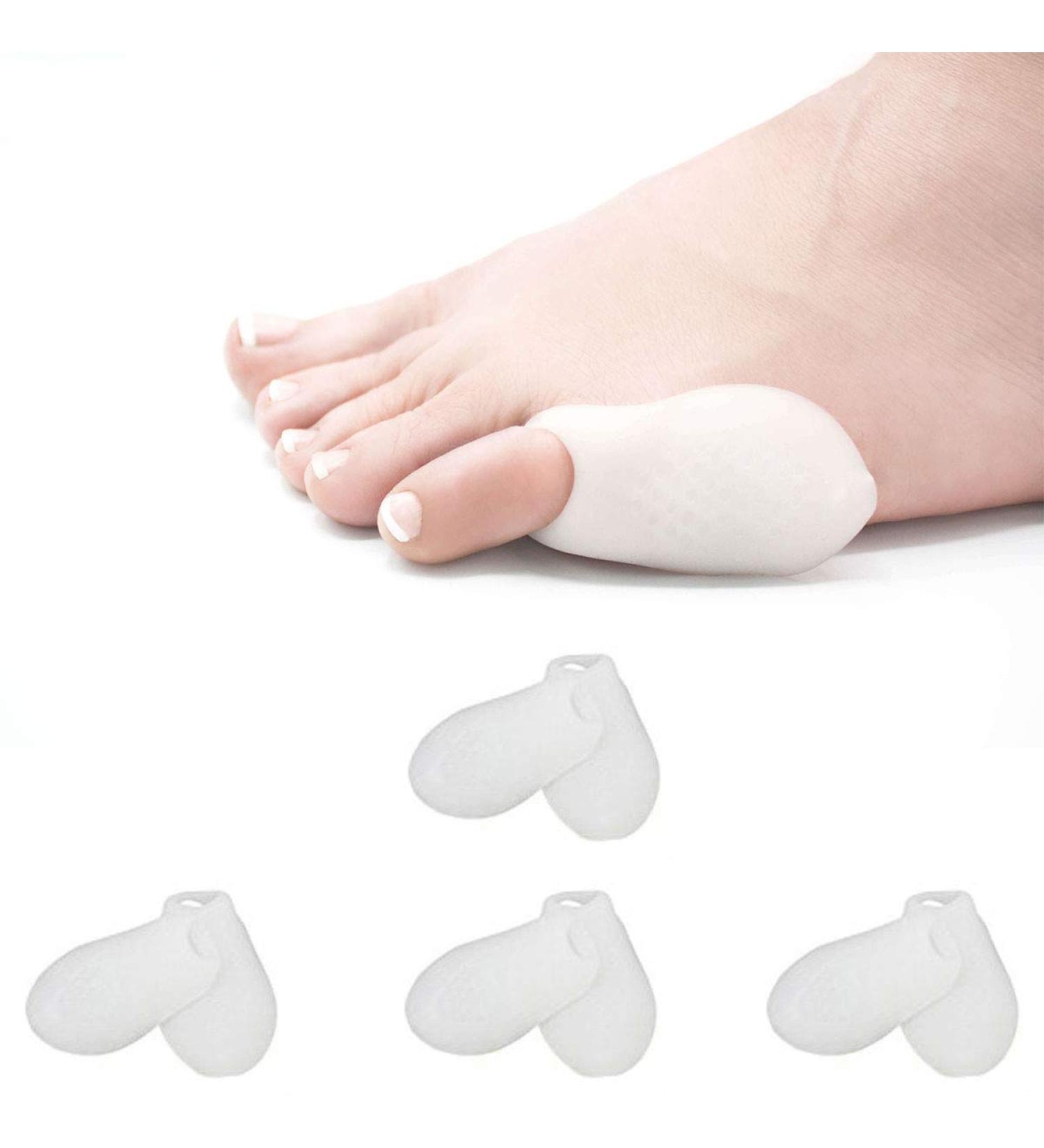Silicone Gel Toe Protector for Bunionette - Unisex Spreader & Pad - Improves Blood Circulation - 4 & 8 Pairs Available - Buy Online on GoSupps.com