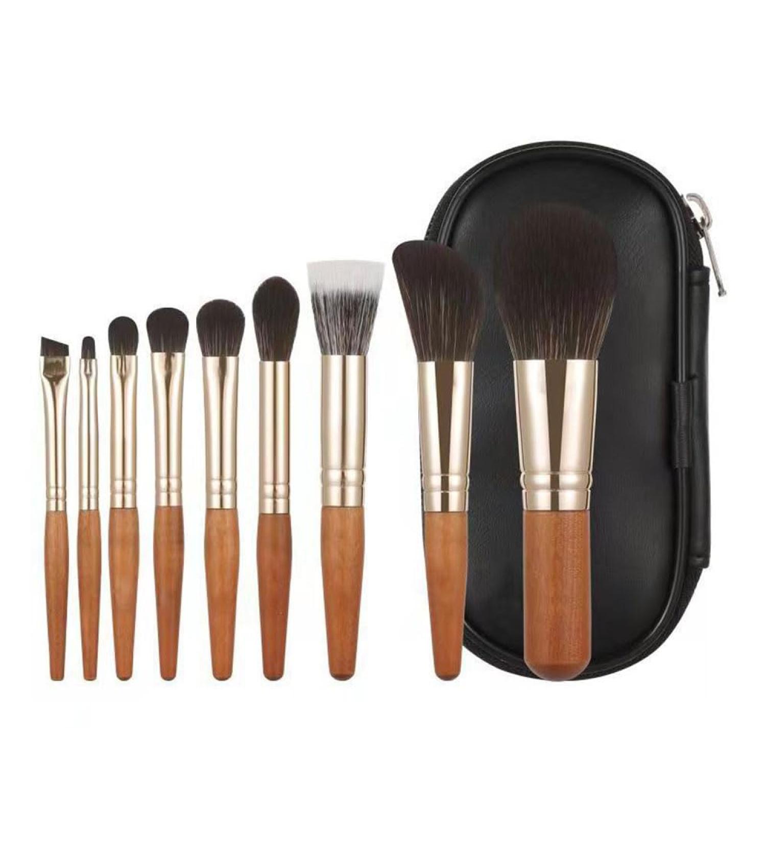 Makeup Brushes 9 Pieces Professional Makeup Brush Set Soft and Comfortable (With Box) Beauty Tools - Buy Online on GoSupps.com
