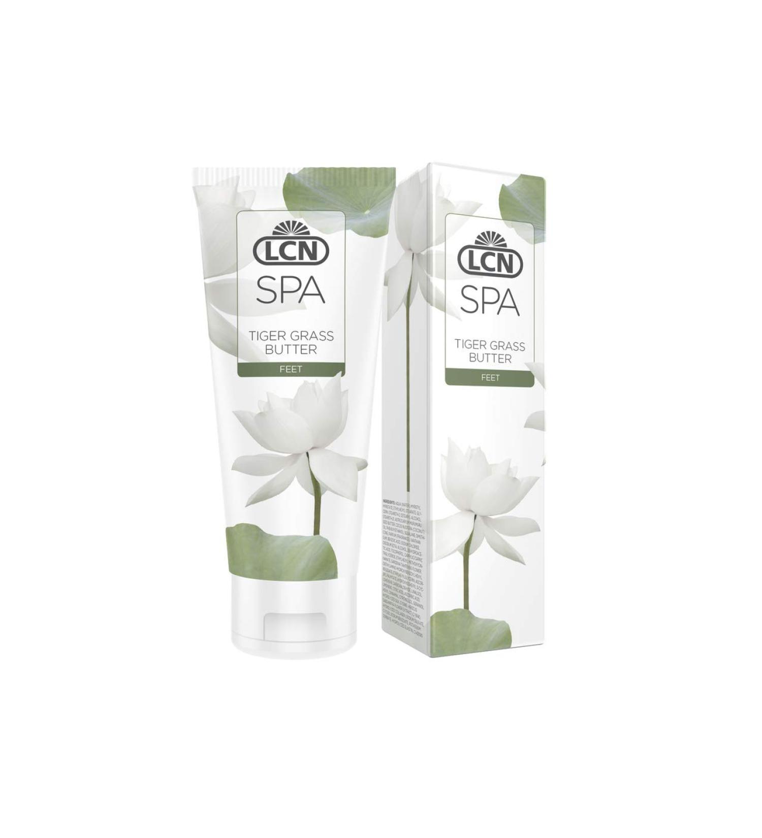 LCN SPA Tiger Grass Butter 75ml - vitalizing foot balm with shea butter reduces cracking