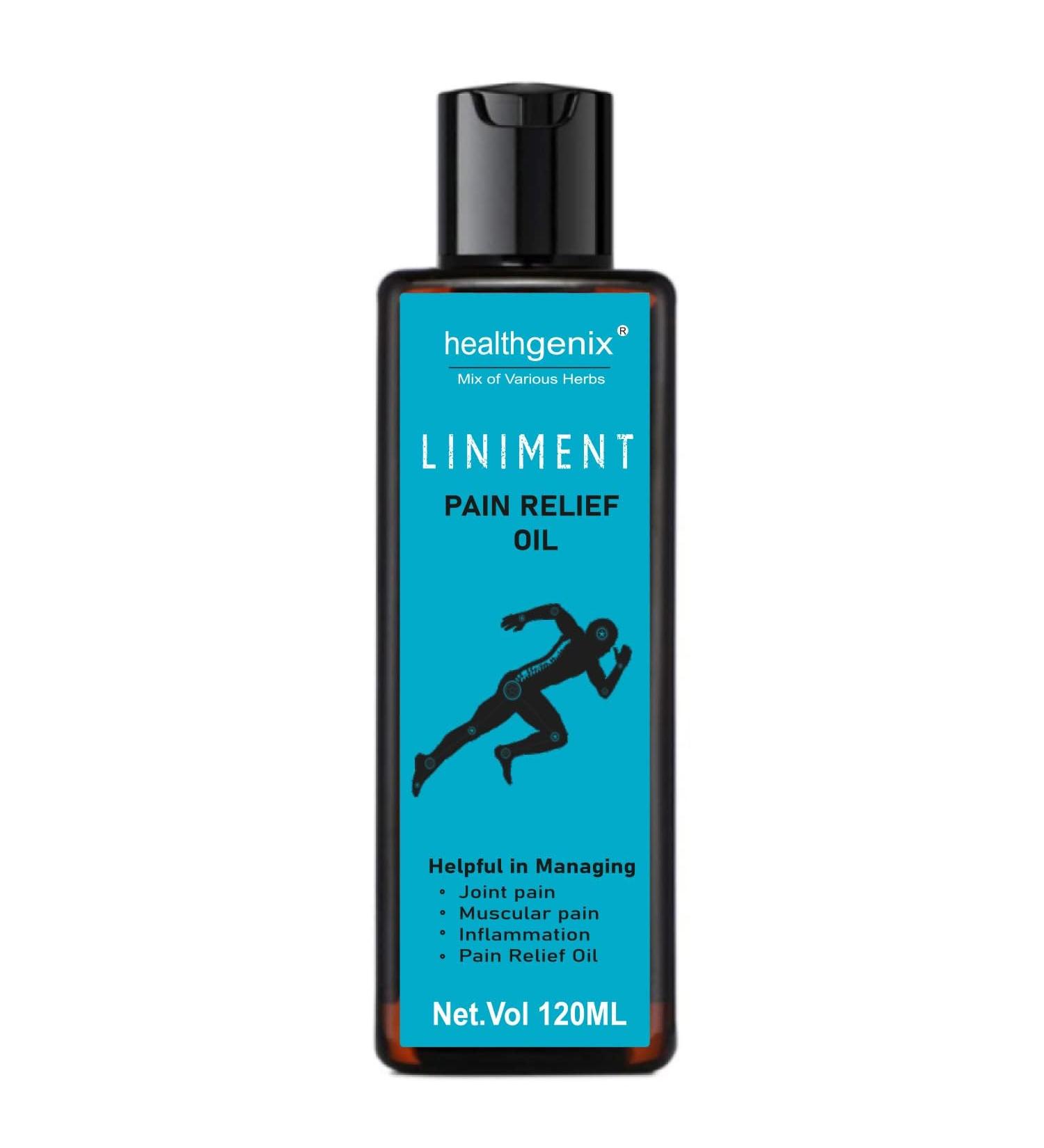 Natural Pain Relief Oil Blend with Clove Camphor Turmeric & Eucalyptus | Effective for Muscle Knee Joint & Back Pain - Buy Blue Now - Buy Online on GoSupps.com