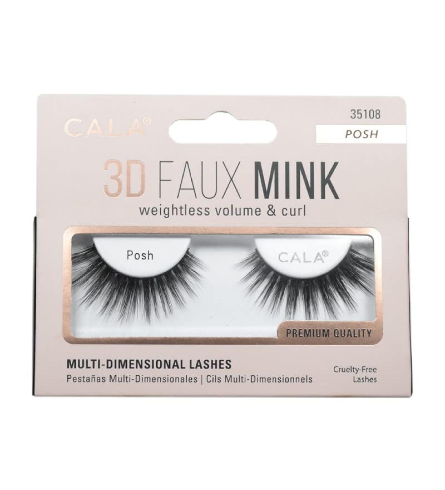 3D FAUX MINK LASHES: POSH