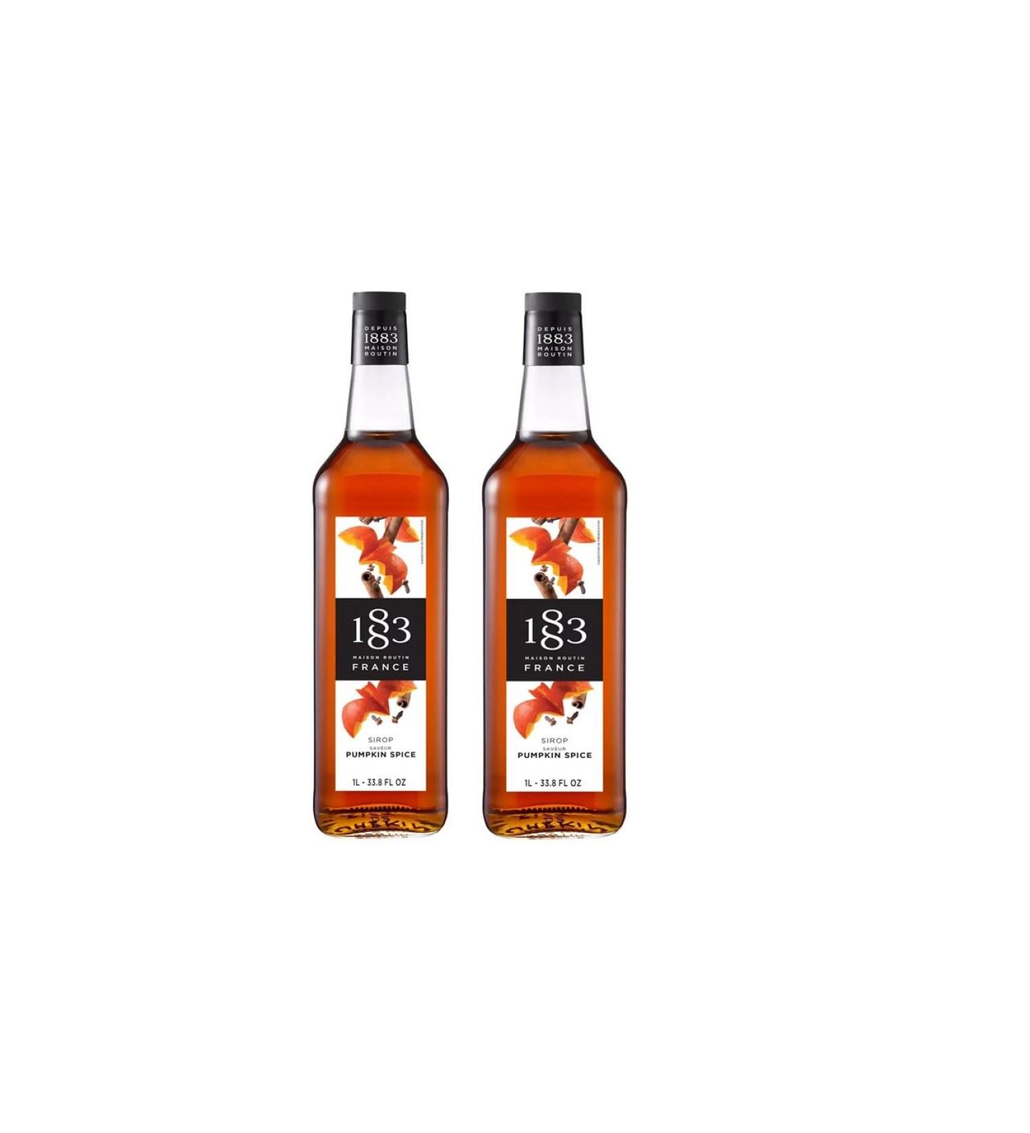 Pack de 2 sirops Pumpkin Spice Routin 1883
