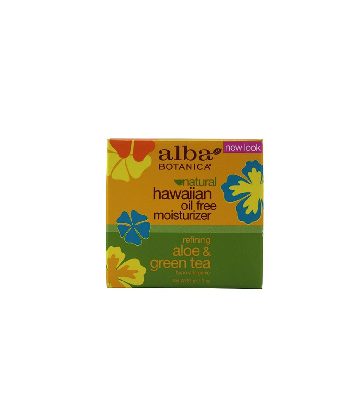 Alba Botanica Hawaiian Oil-Free Moisturizer with Aloe & Green Tea - 3 oz (85 g) - Buy Online on GoSupps.com