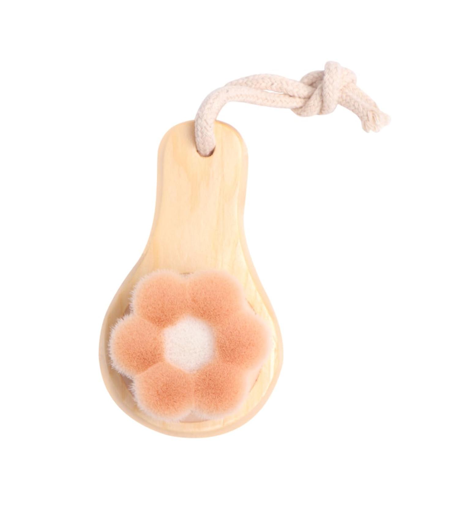 Beavorty 1pc Face Wash Brush Facial Brush Manual Face Scrub Brush Facial Cleanser Brush Silicone Facial Cleaning Brush Facial Exfoliating Brush Electric Washbasin Wooden - Buy Online on GoSupps.com