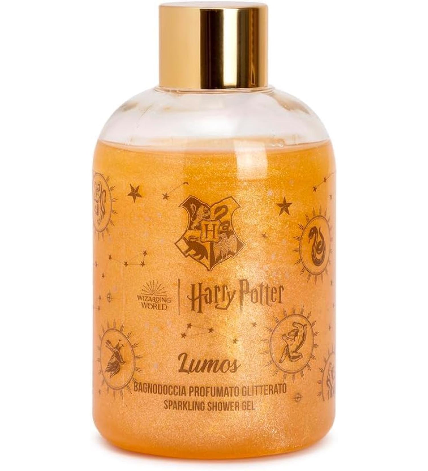 DIAMOND INTERNATIONAL Harry Potter Lumos | Glitter Shower Bath 300 ml Fruity and Floral Scent Made in Italy