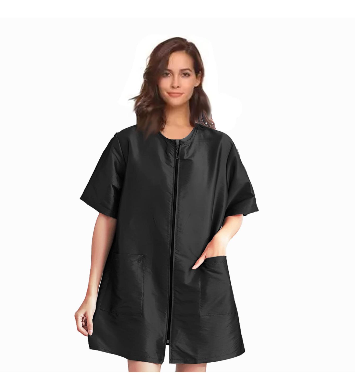 Gliitatu Dog Grooming Smock - Full Zipper Non-Sticky Hair Groomer Jacket for Salon & Barber (XXXL Type B) - Buy Online on GoSupps.com