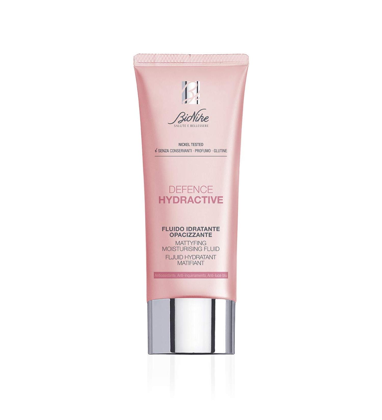 Bionike Defence Hydractive -Fluido Idratante Opacizzante Pelle Mista Grassa 40ml - Buy Online on GoSupps.com