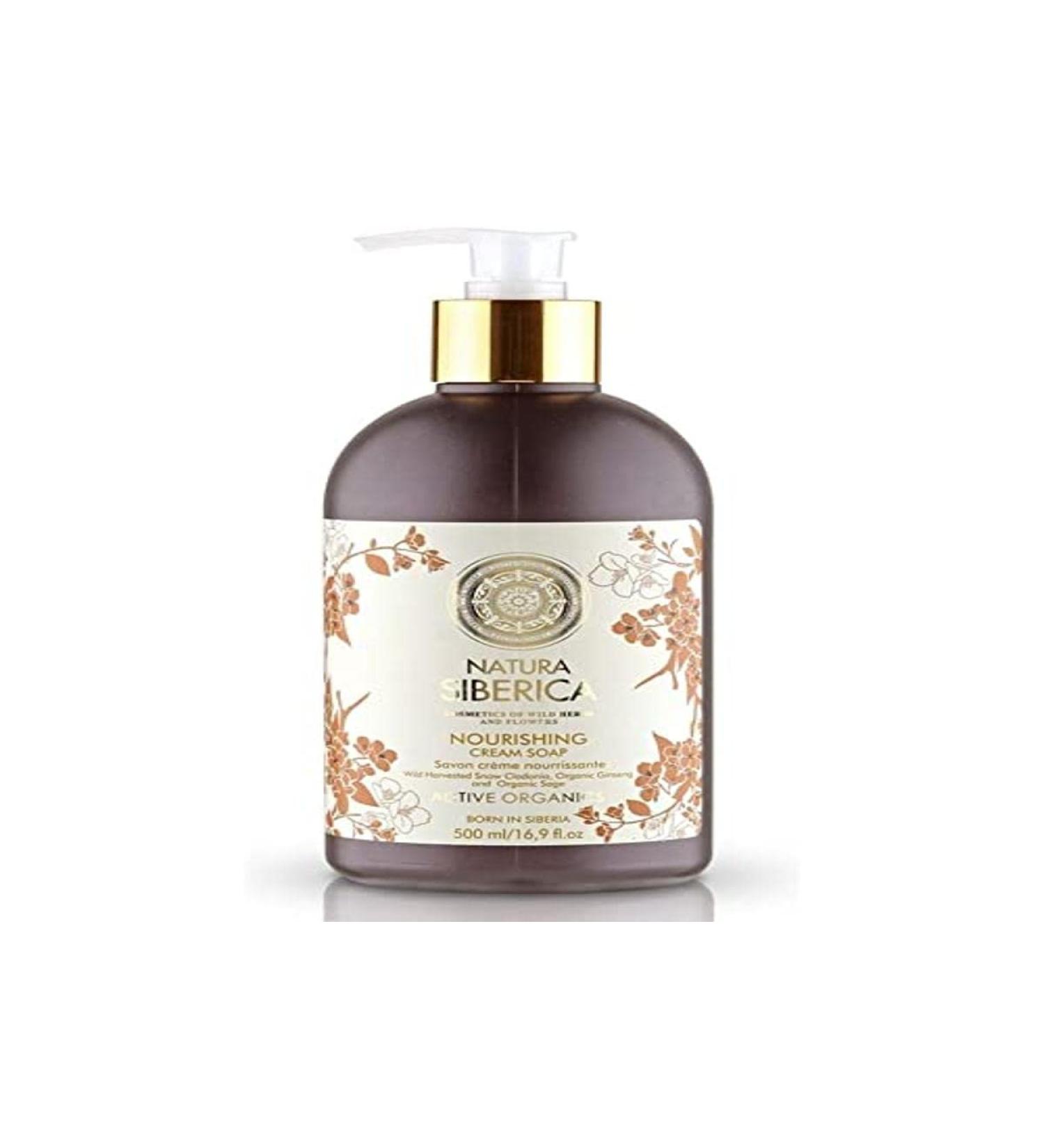 Natura Siberica Liquid Soap - Nourishing Cream Soap 500ml | Vegan Organic International Shipping - Buy Online on GoSupps.com