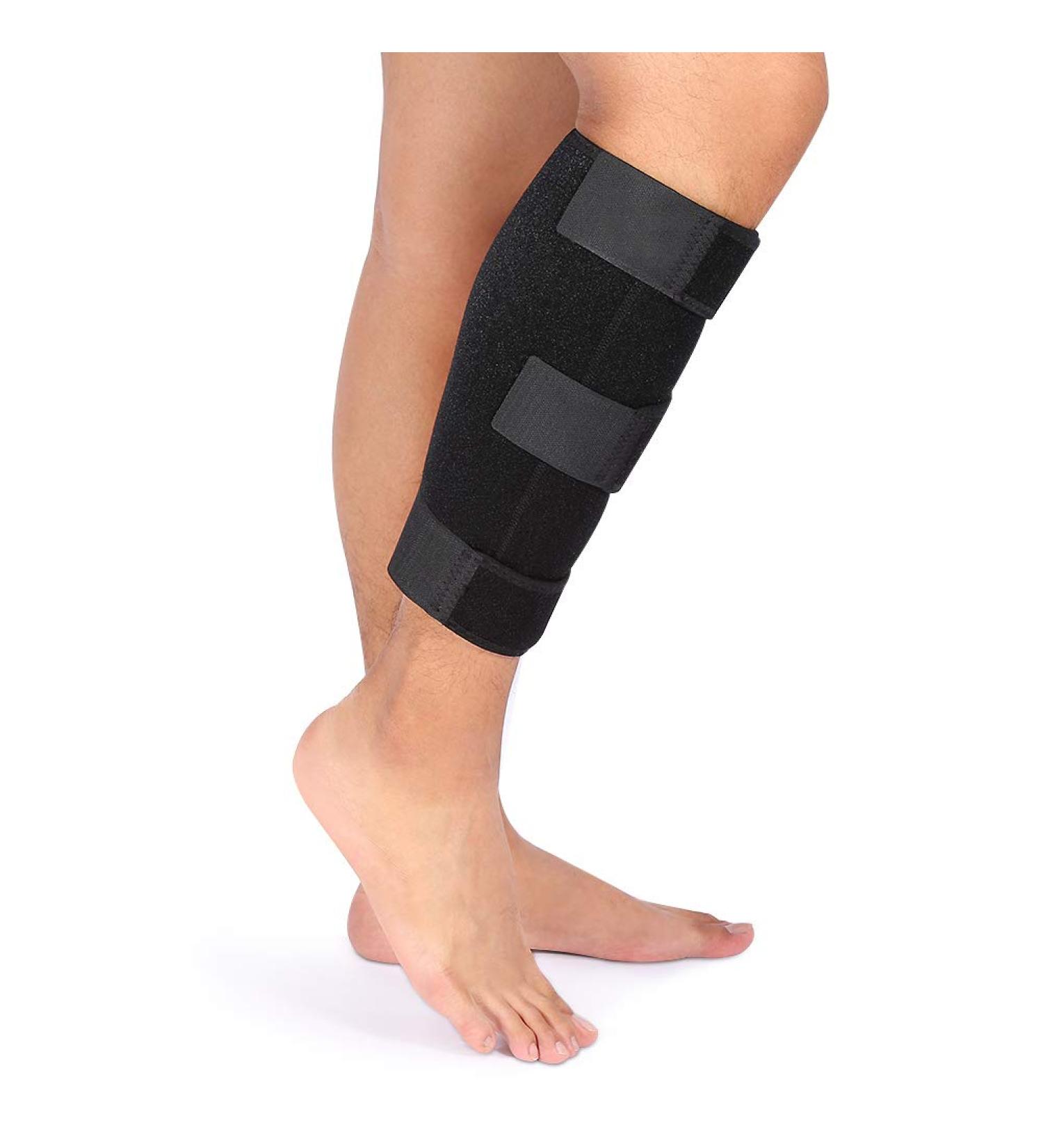 Adjustable Shin Splint & Calf Support Brace - Compression Wrap for Injury Swelling & Strain - Boost Circulation - Buy Online on GoSupps.com