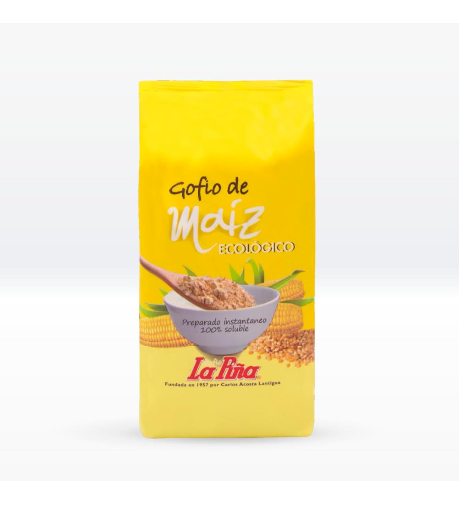 Gofio La Piña - Gofio Organic Corn 500g | Natural Product | Rich in Vegetable Proteins | Rich in Fiber | Energy Intake
