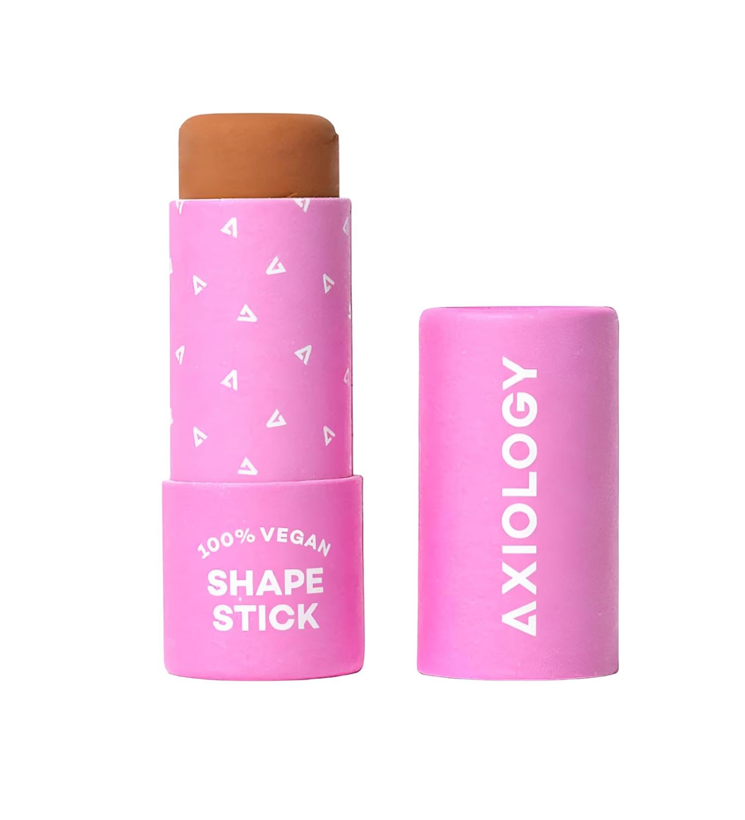 Axiology Shaping Stick - Vegan Bronzing & Contour Cream Pen for Defined Cheeks | Long Lasting Buildable Coverage (Light - Buy Online on GoSupps.com