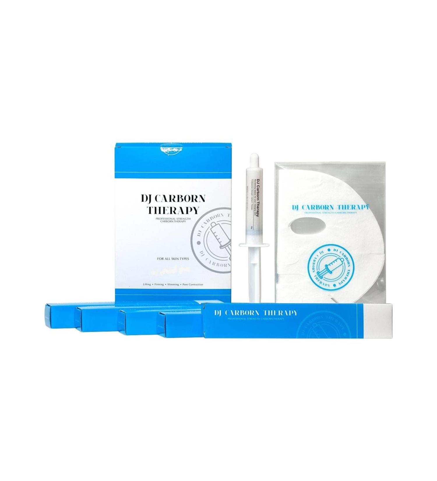 Carboxy CO2 Therapy Face & Neck Gel Mask - Pore Cleansing & Tightening for All Skin Types | 5 Applications - Buy Online on GoSupps.com