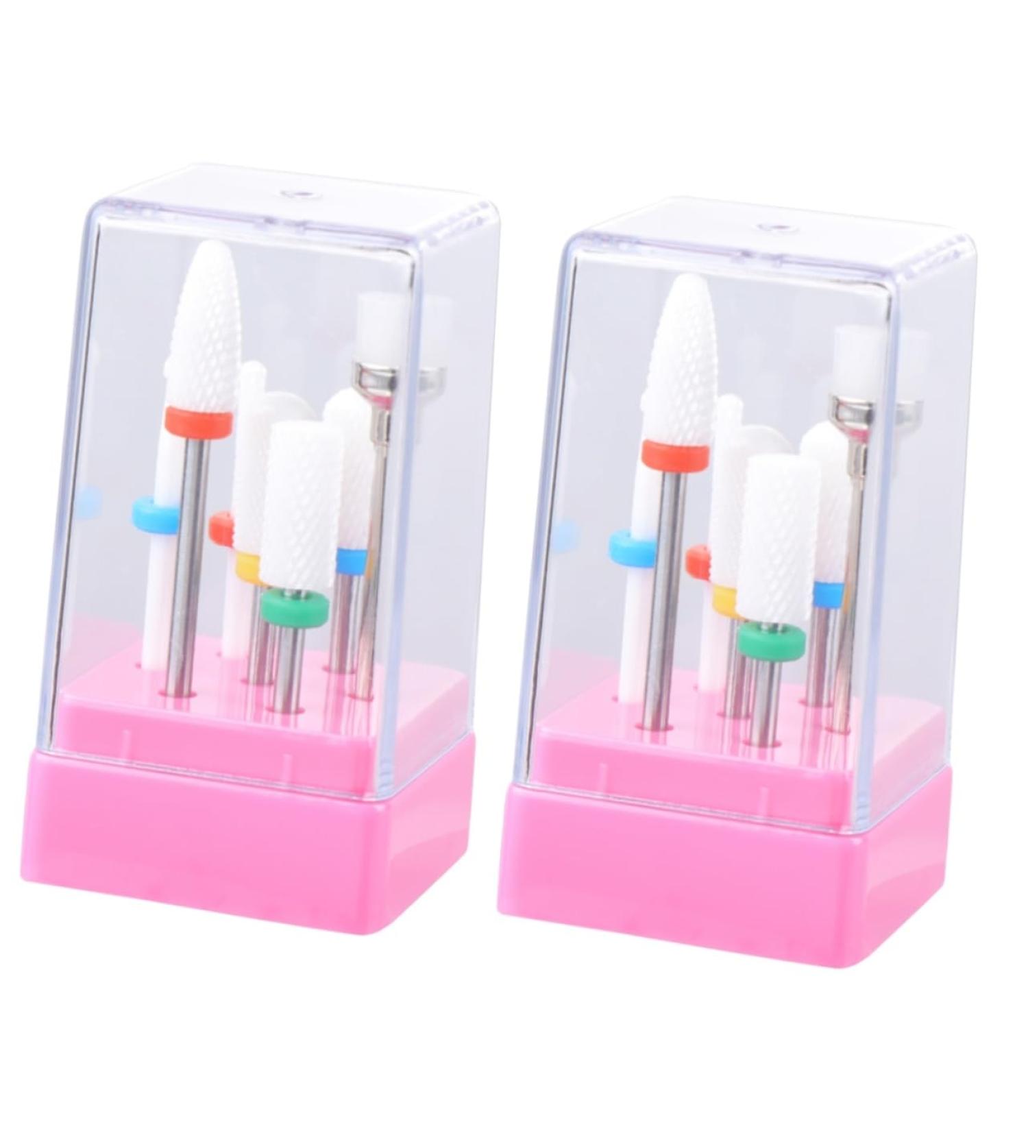 minkissy 2 Sets Nail Art Nail Grinding Head Ceramic Nail Bits Nail Polisher Drill Bits Ceramic Polishing Bits Salon Cuticle Drill Bit Manicure Drill Bits Nail Drill Bits Electric File - Buy Online on GoSupps.com