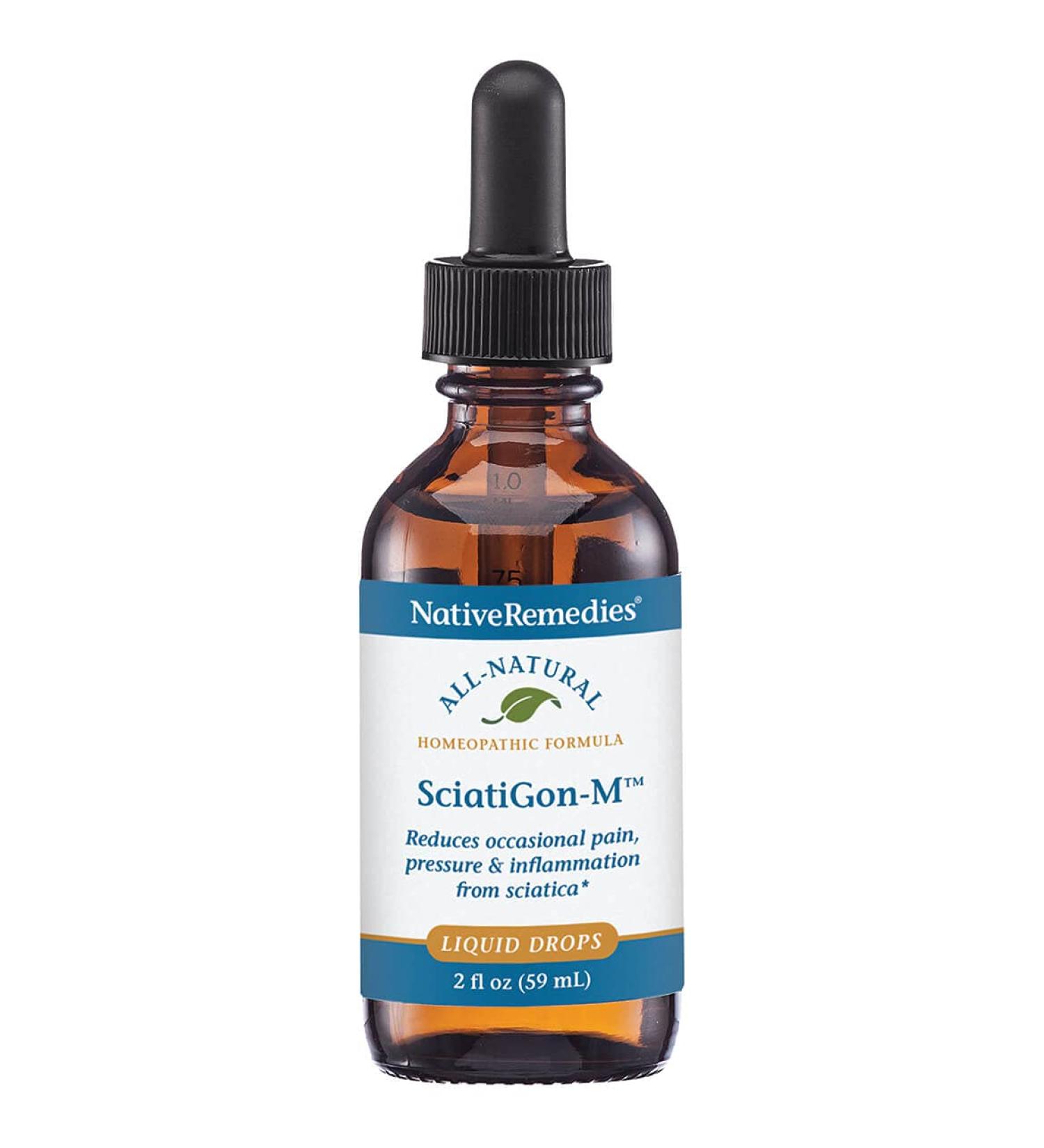 Native Remedies SciatiGon Medicine 2 fl oz - Natural Relief for Sciatica Pain - Buy Online on GoSupps.com
