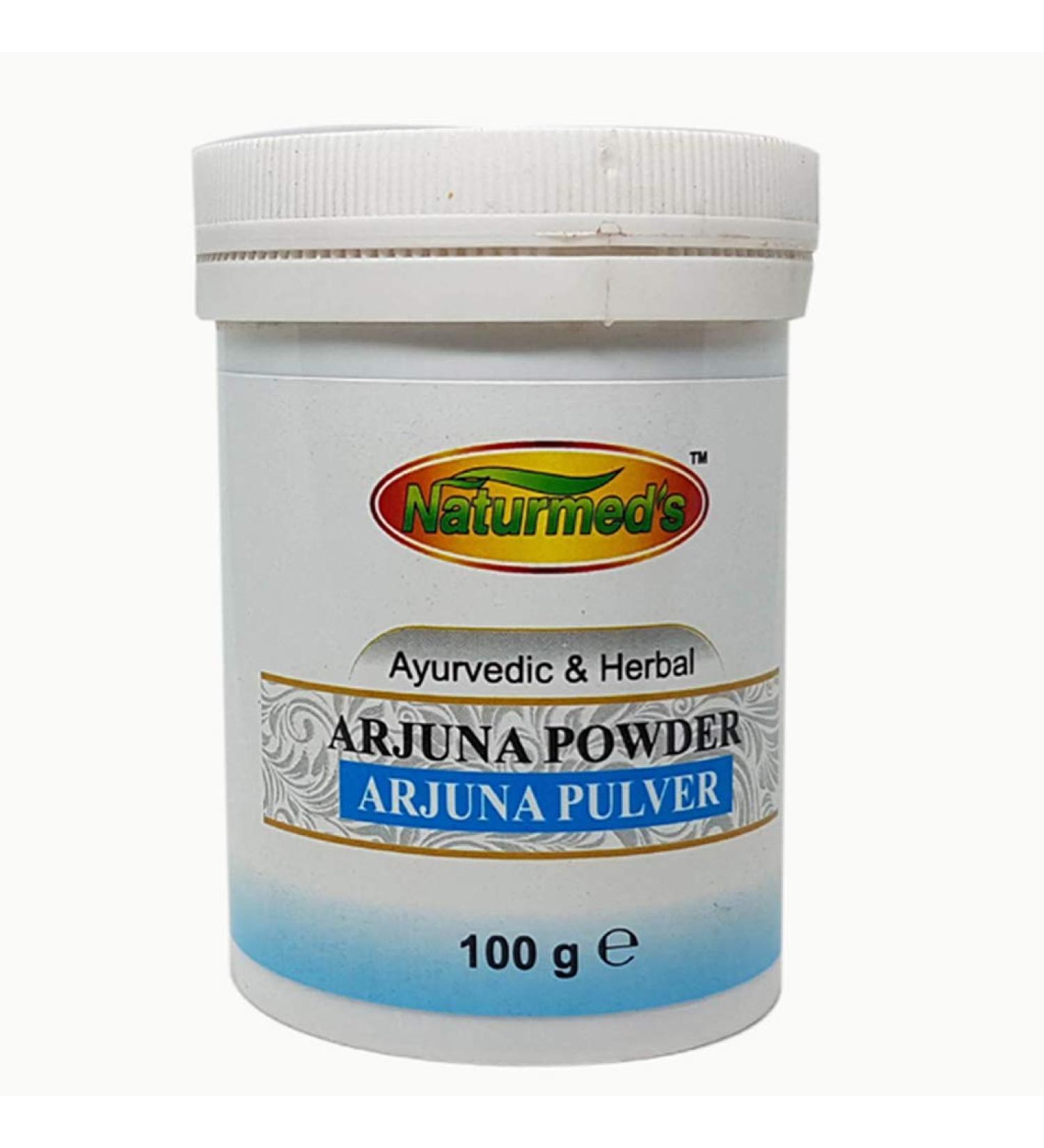 Buy Naturmeds Arjuna Powder - 100 Grams | Premium Quality Herbal Supplement for Heart Health & Wellness | Fast International Shipping - Buy Online on GoSupps.com