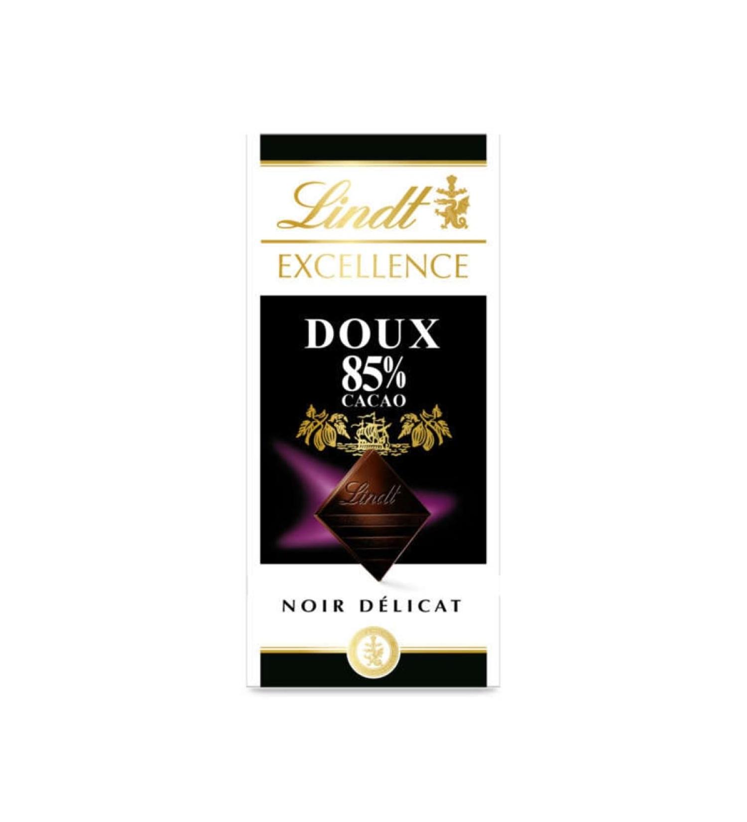 Lindt Extra Fine Dark Chocolate 85% Cocoa - 100g Bar - Buy Online on GoSupps.com